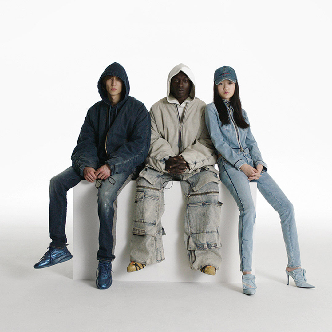 Diesel Rehab Denim responsible Jeans Jackets for Men and Women