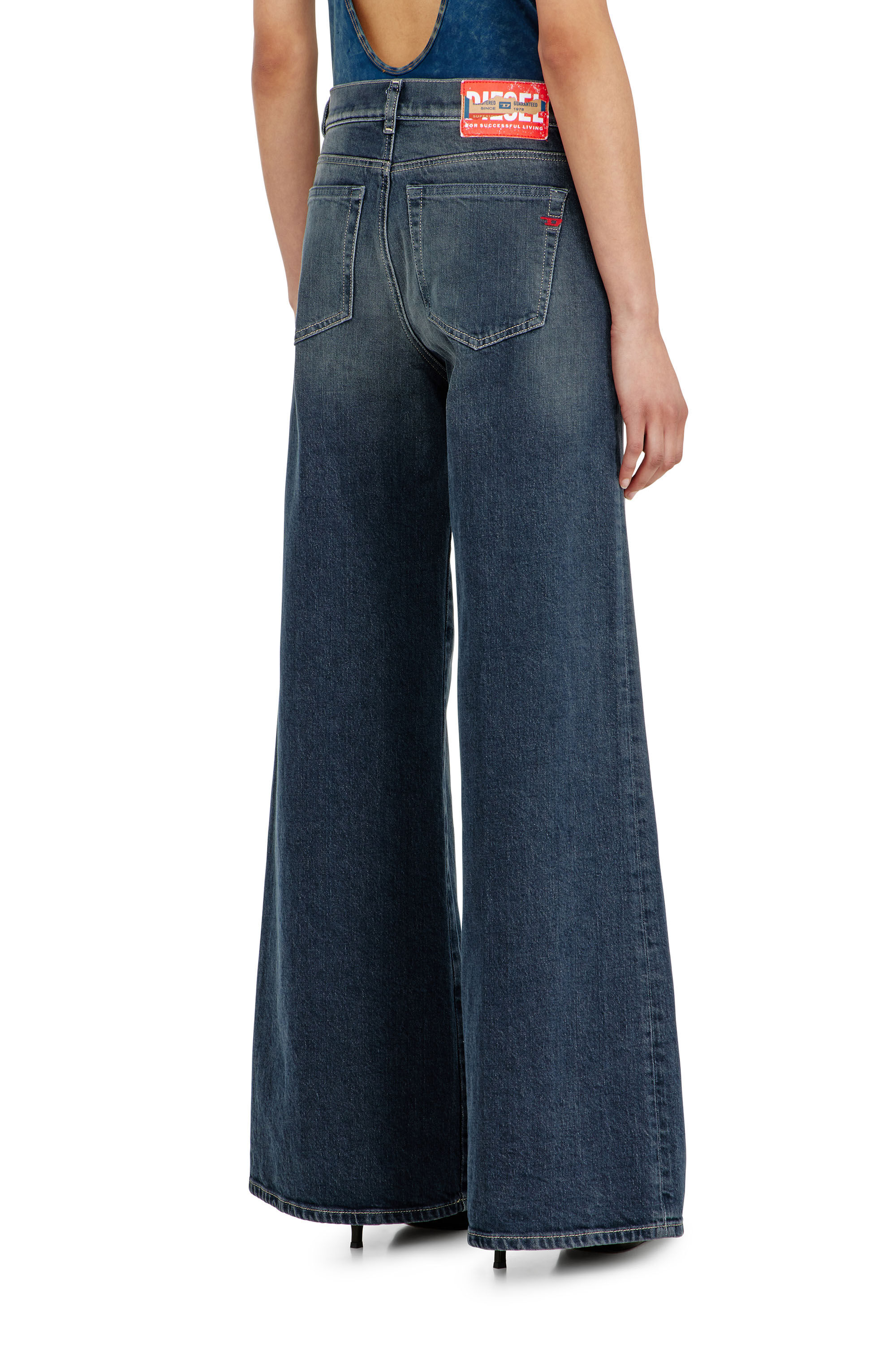Women's Flare Jeans | Dark Blue | Diesel 1978 D-Akemi