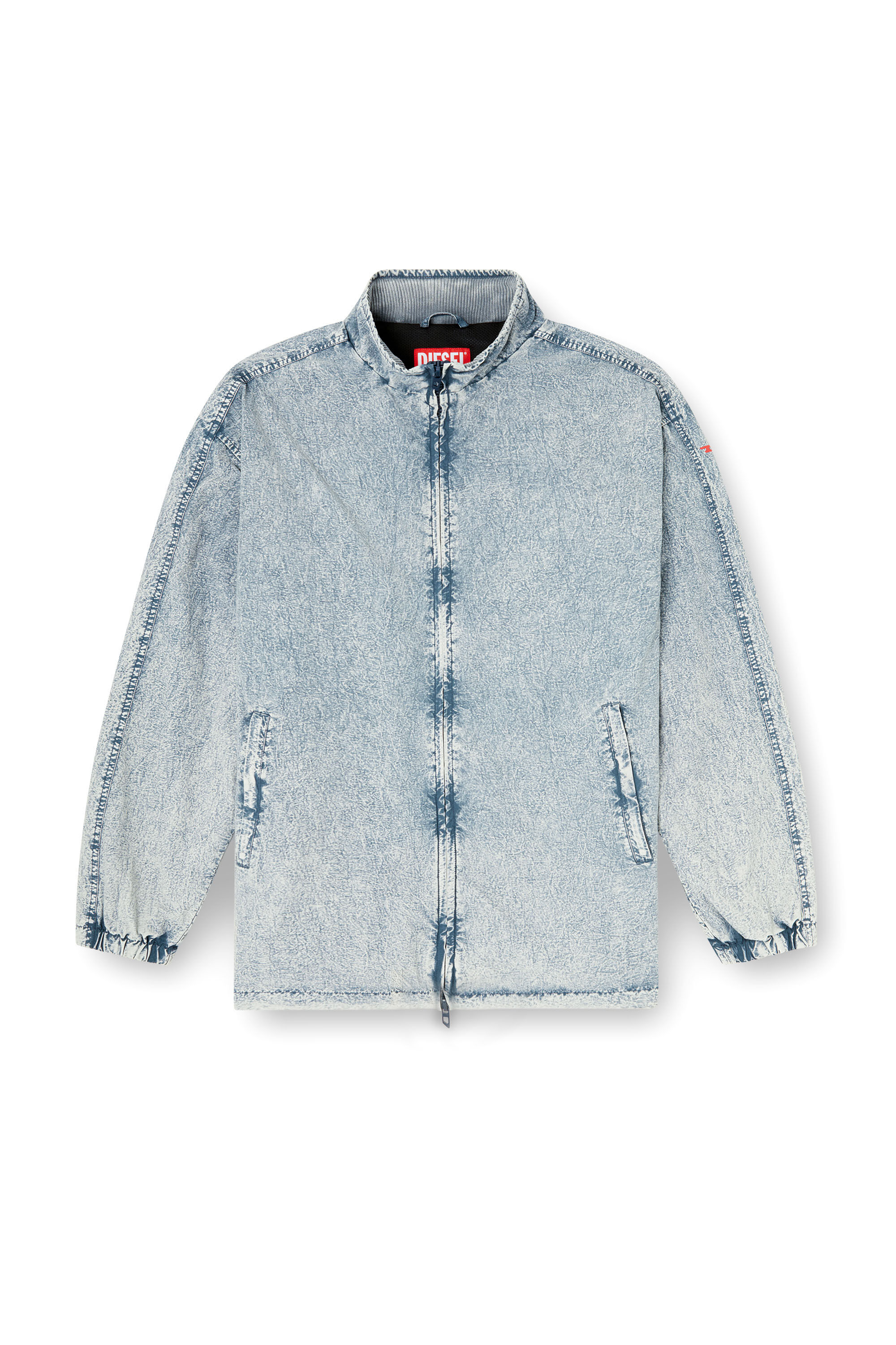 Men's Jacket in recycled nylon taslan | Blue | Diesel