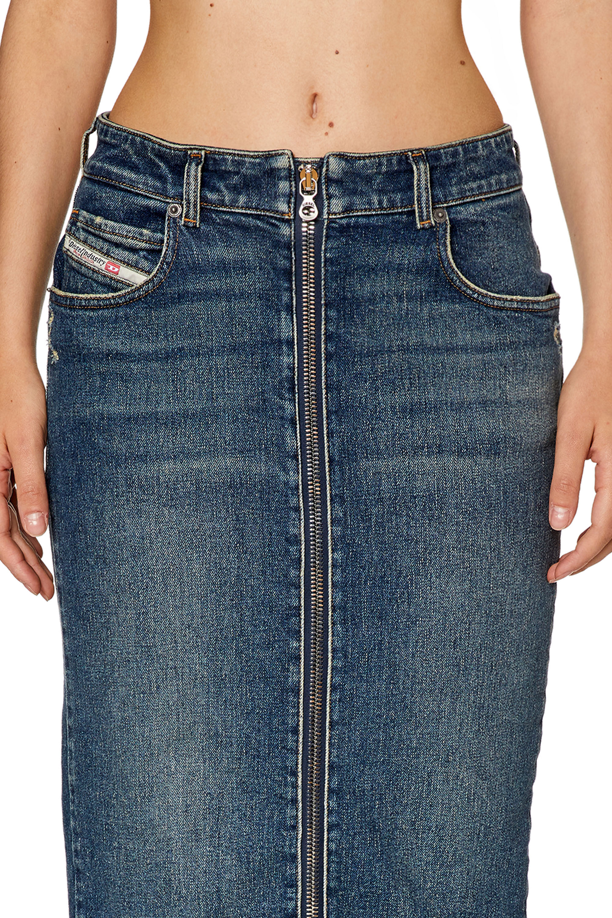 Womens dark denim deals pencil skirt