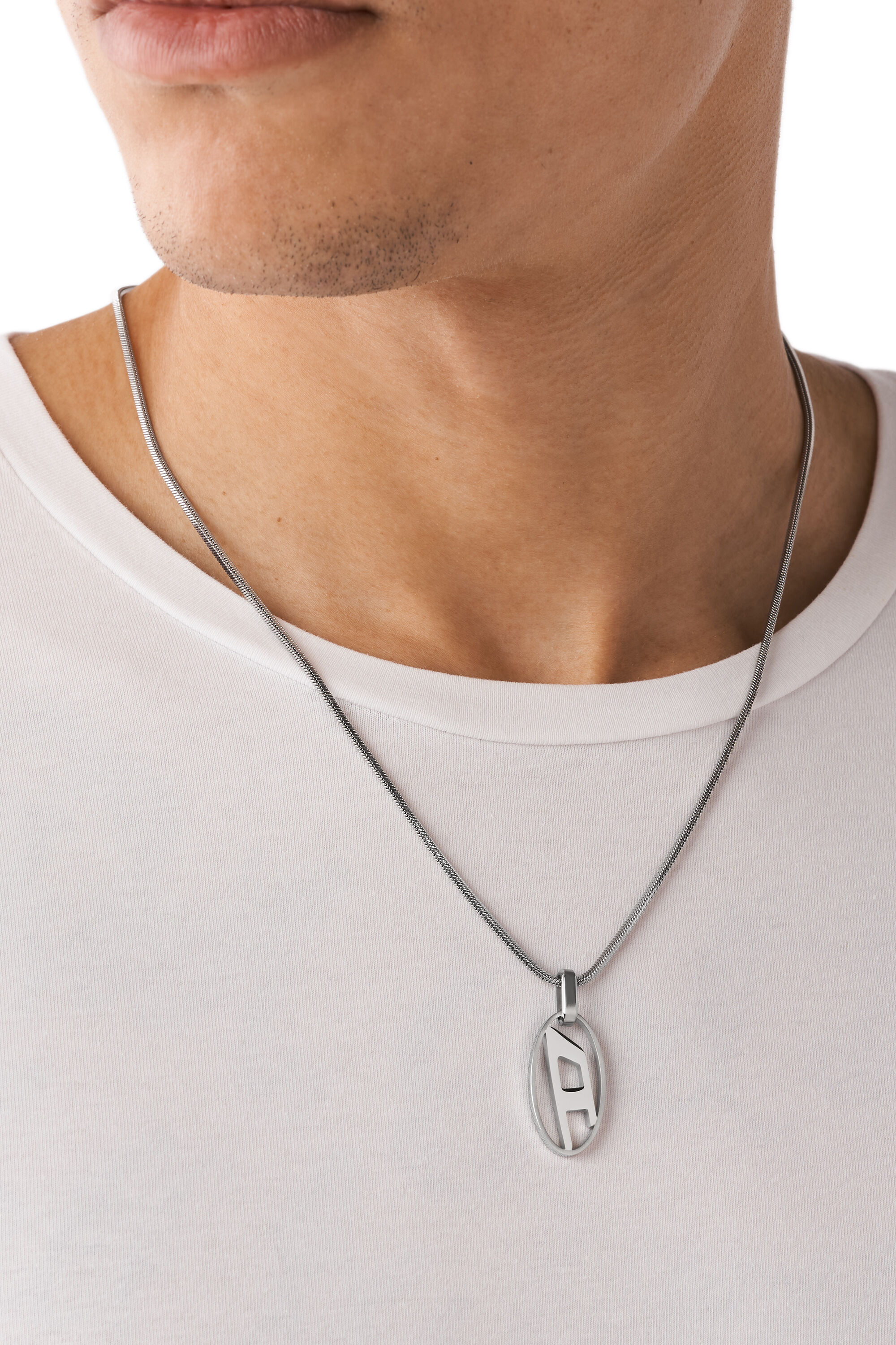 DX1342 Stainless steel pendant necklace Diesel