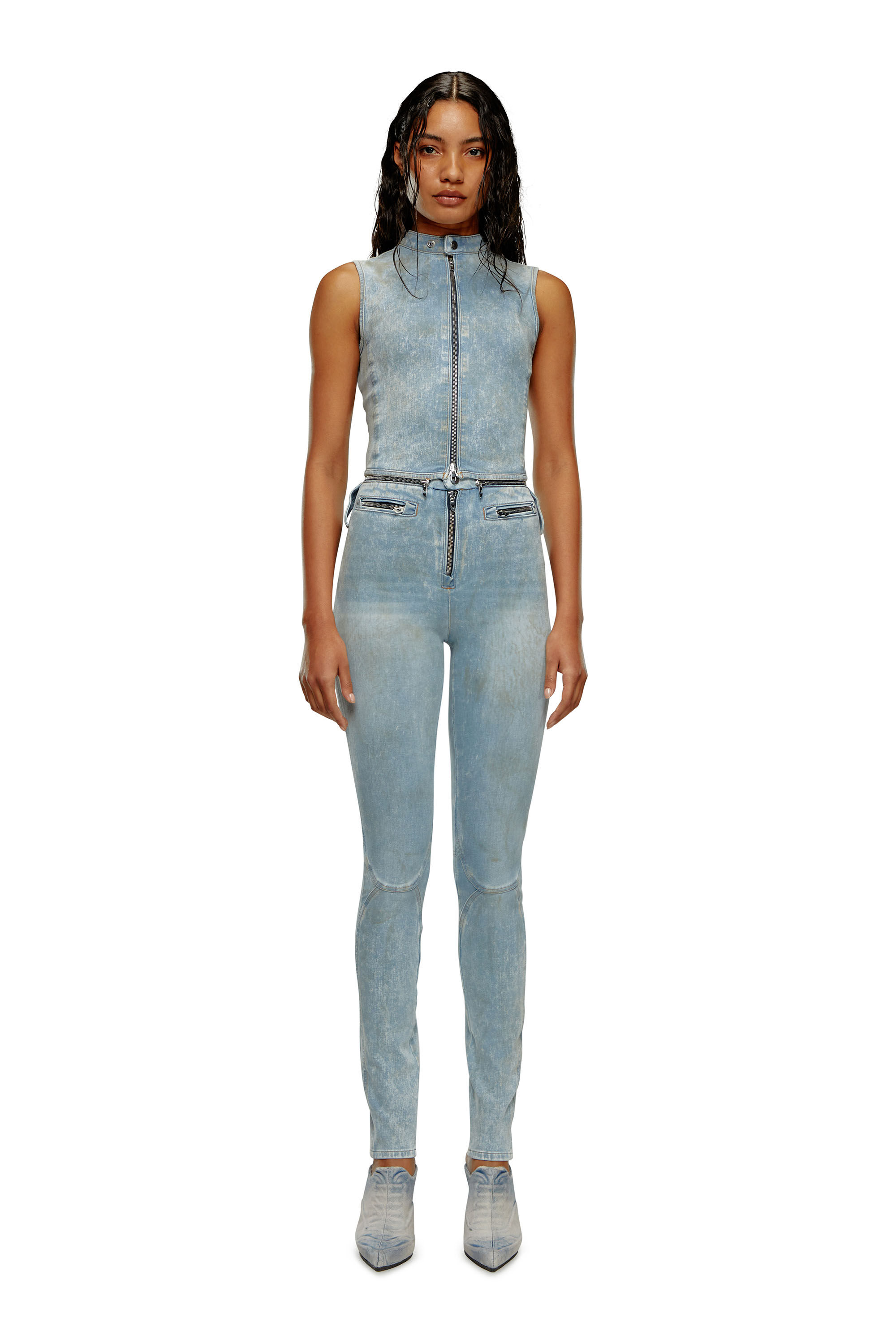 Diesel sales jumpsuit denim