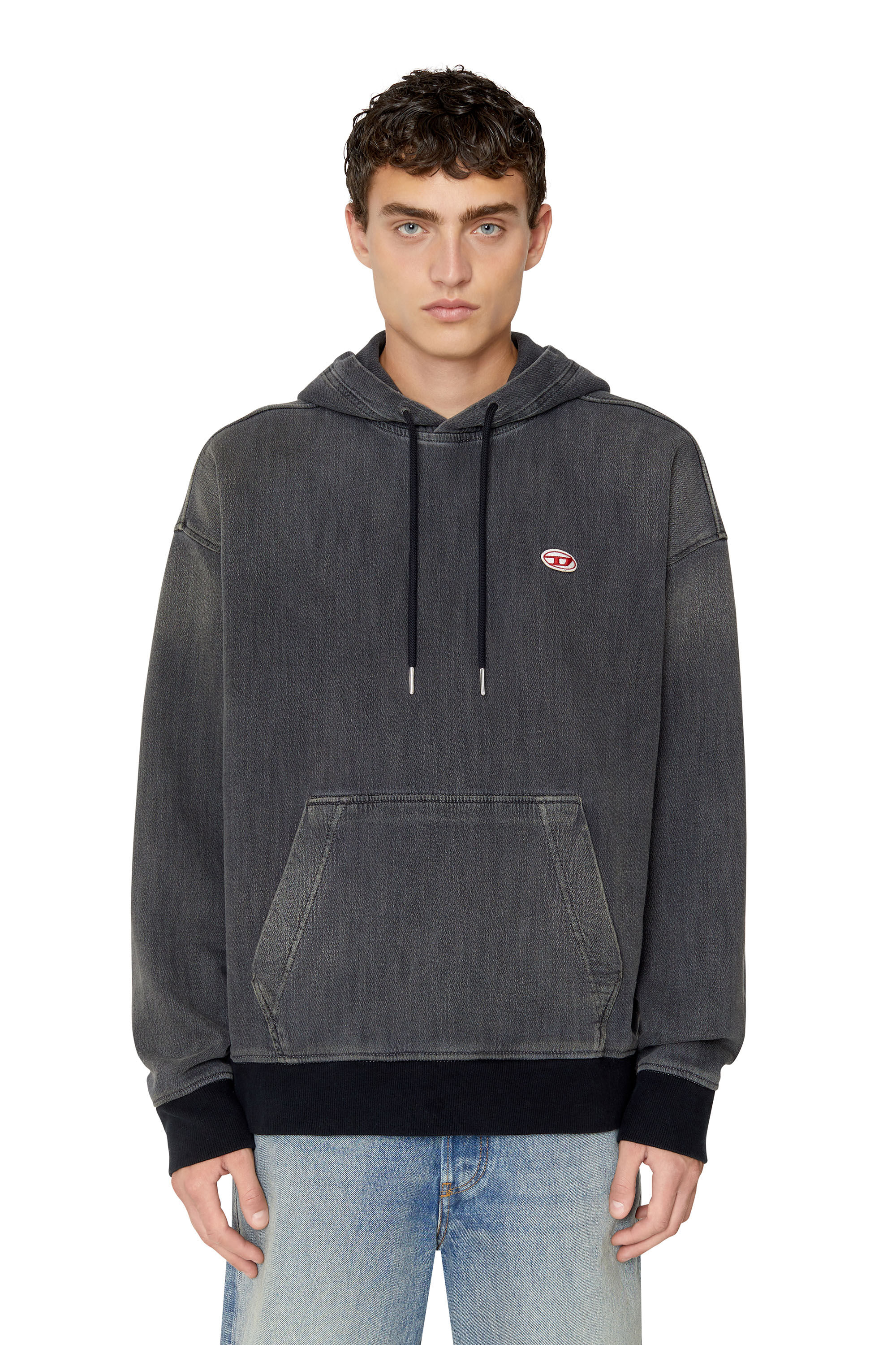 Grey sale diesel hoodie