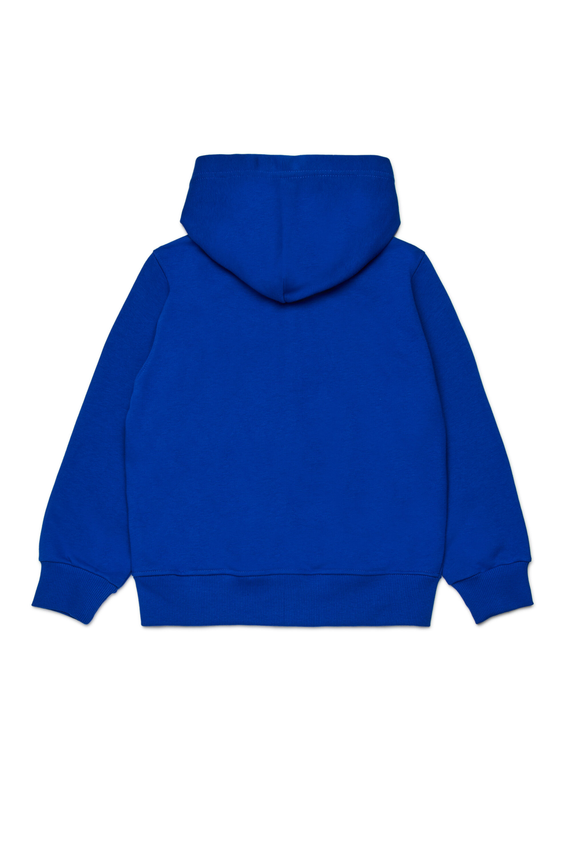Diesel - SDROPSHOODZ OVER, Man's Cotton zip-up hoodie in Blue - 2