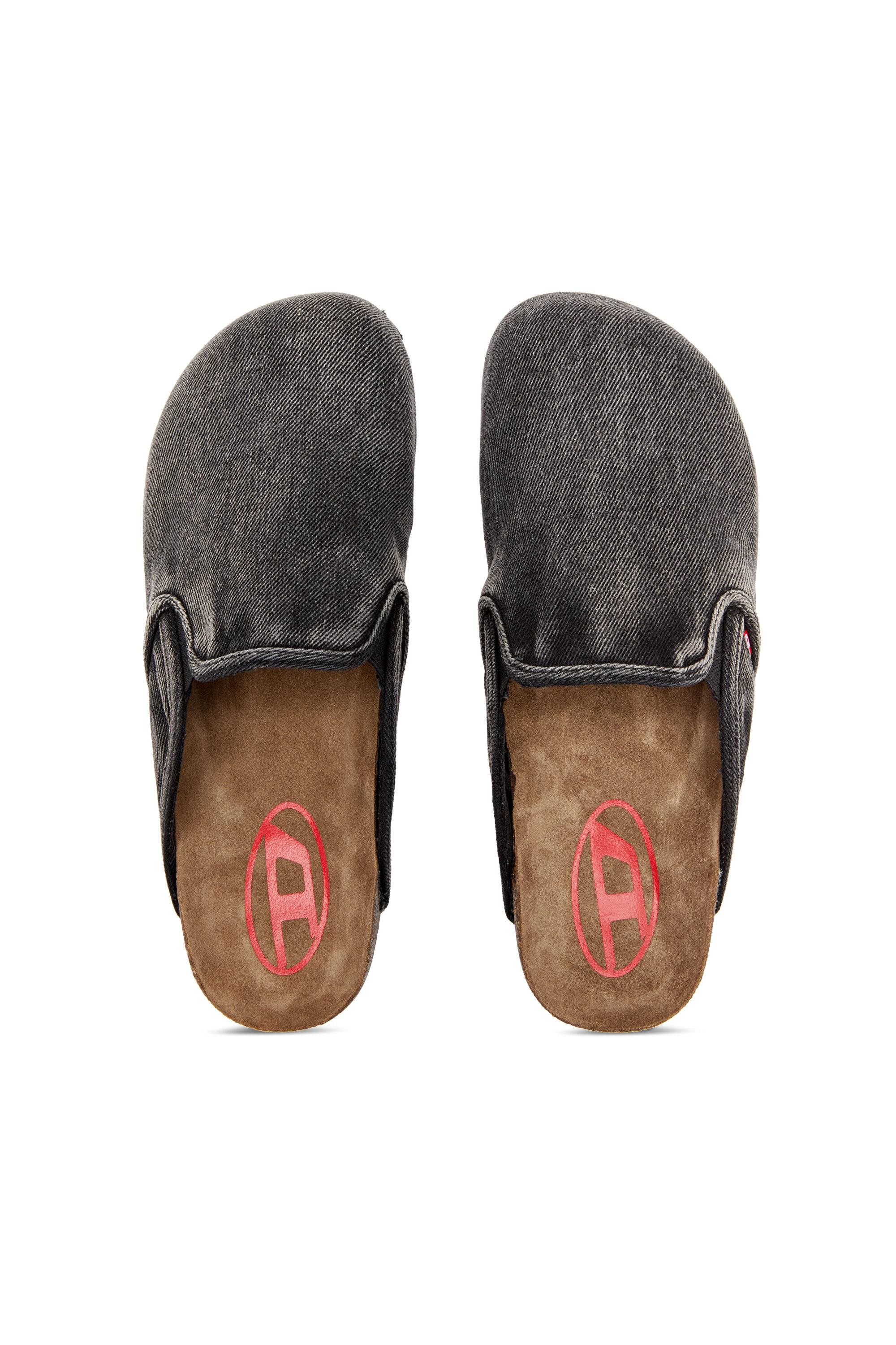 Men's D-Woodstock-Denim mules | Black | Diesel
