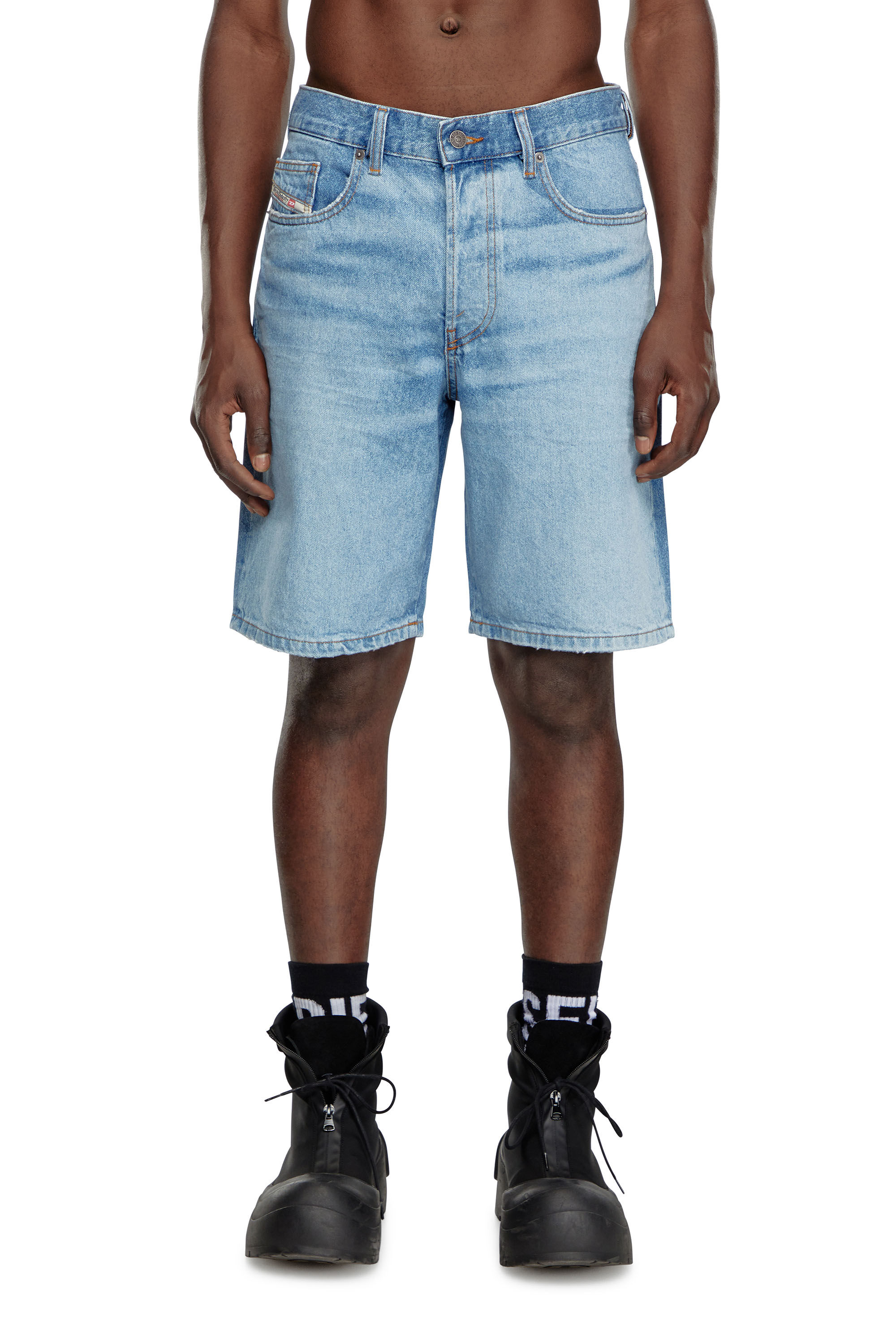 Men's Regular Denim shorts | Blue | Diesel
