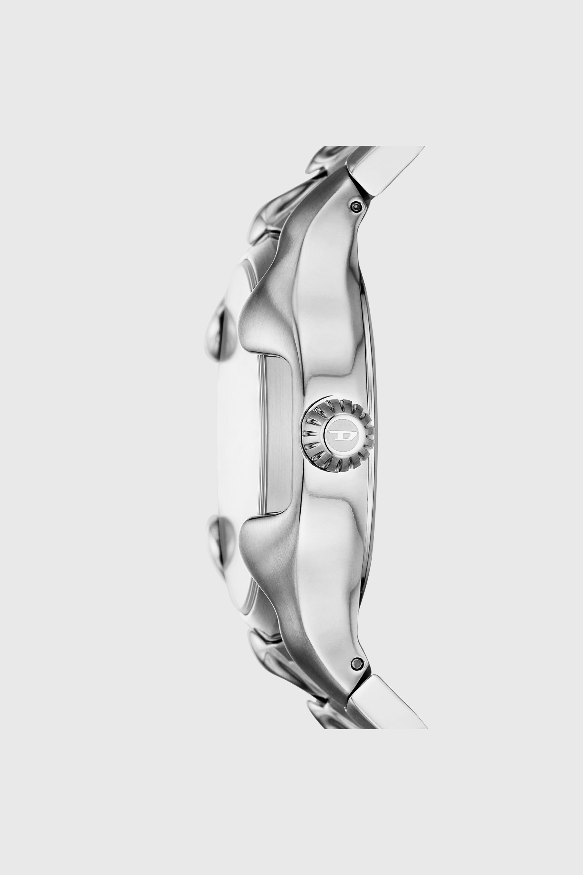 Men's Vert Three-Hand Date Stainless Steel Watch | Silver | Diesel TR