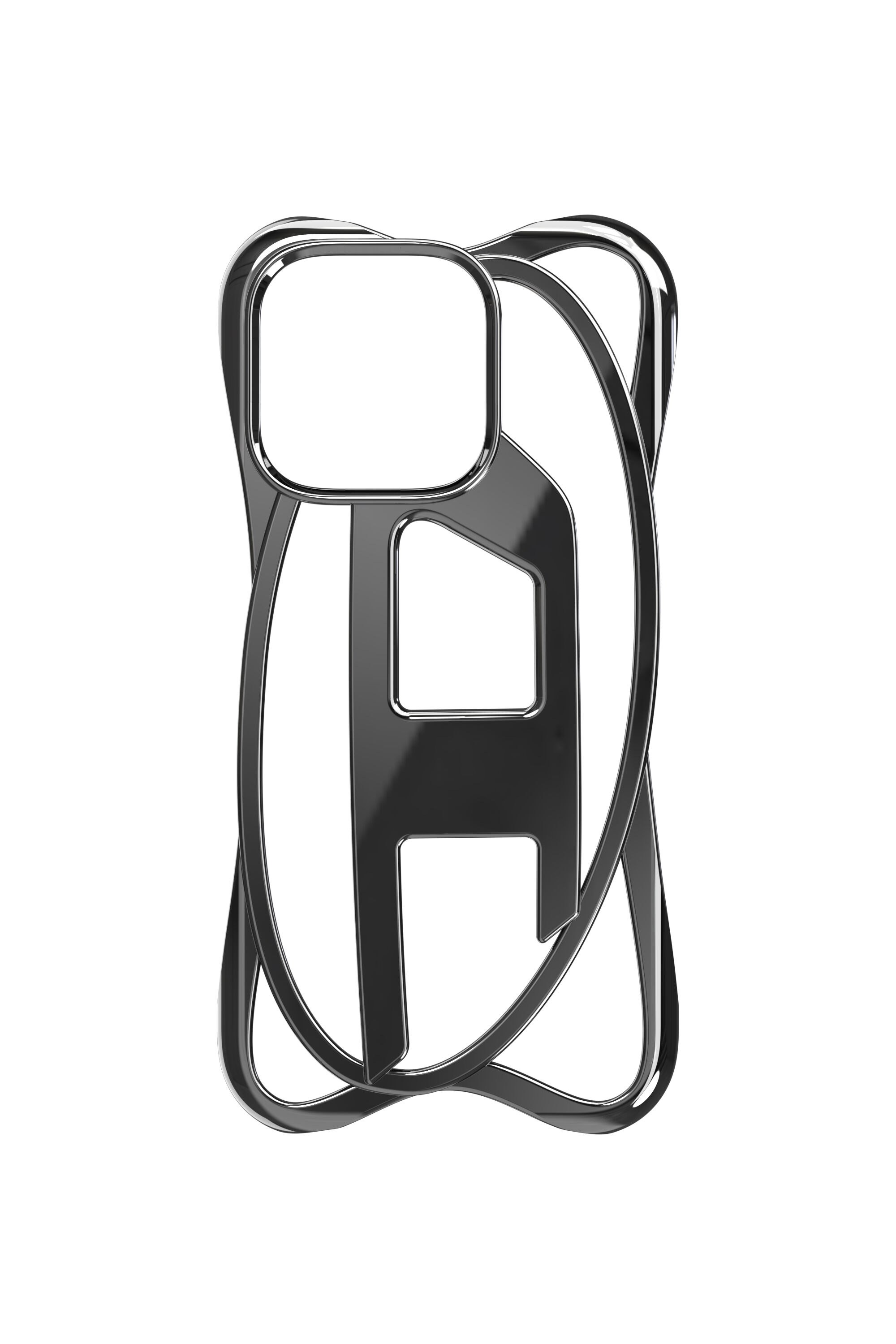 【DIESEL】Diesel 60167 iPhone 16 case Women's Moulded Case with Magsafe for iP 16 Pro Max | Black