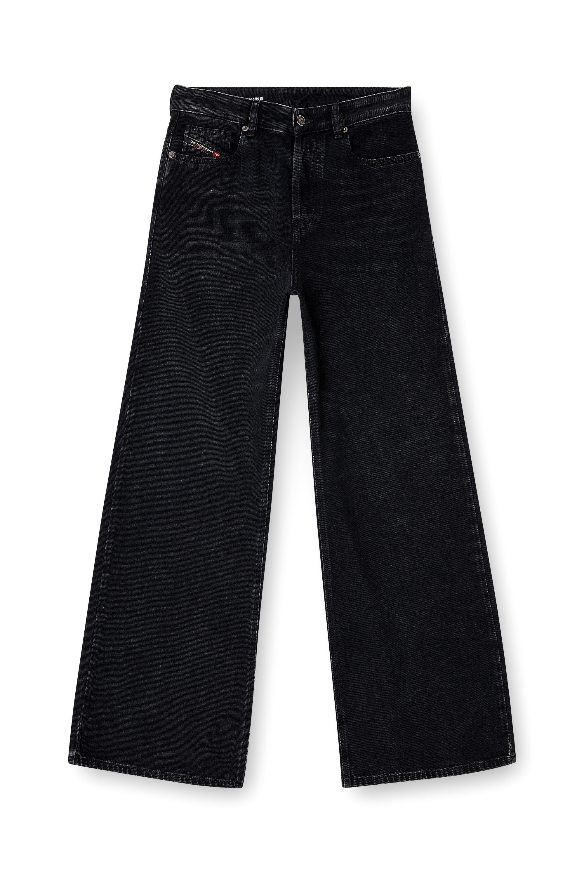 Women's Relaxed Jeans | Black/Dark grey | Diesel 1996 D-Sire