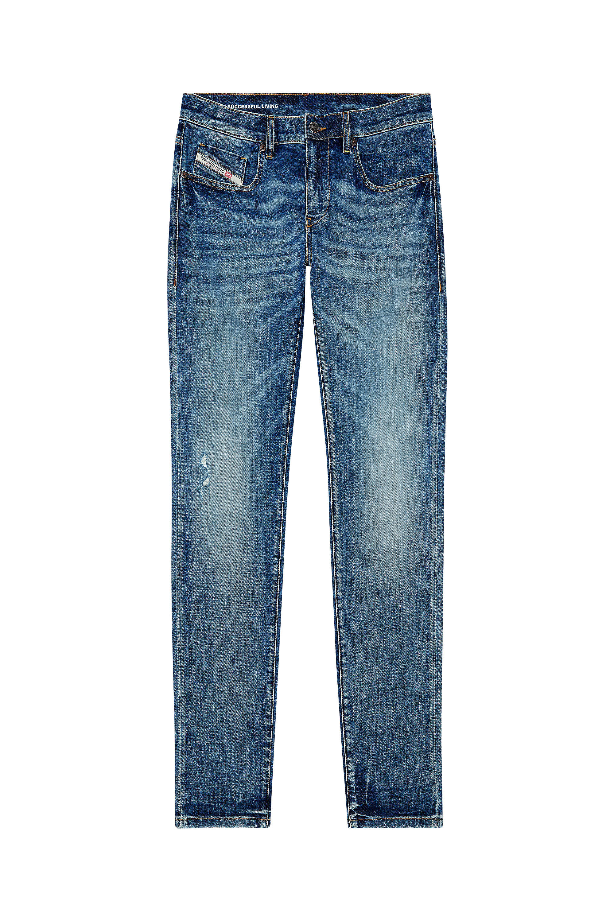 Diesel - Man's Slim Jeans 2019 D-Strukt 0DQAA, Dark Blue - 3