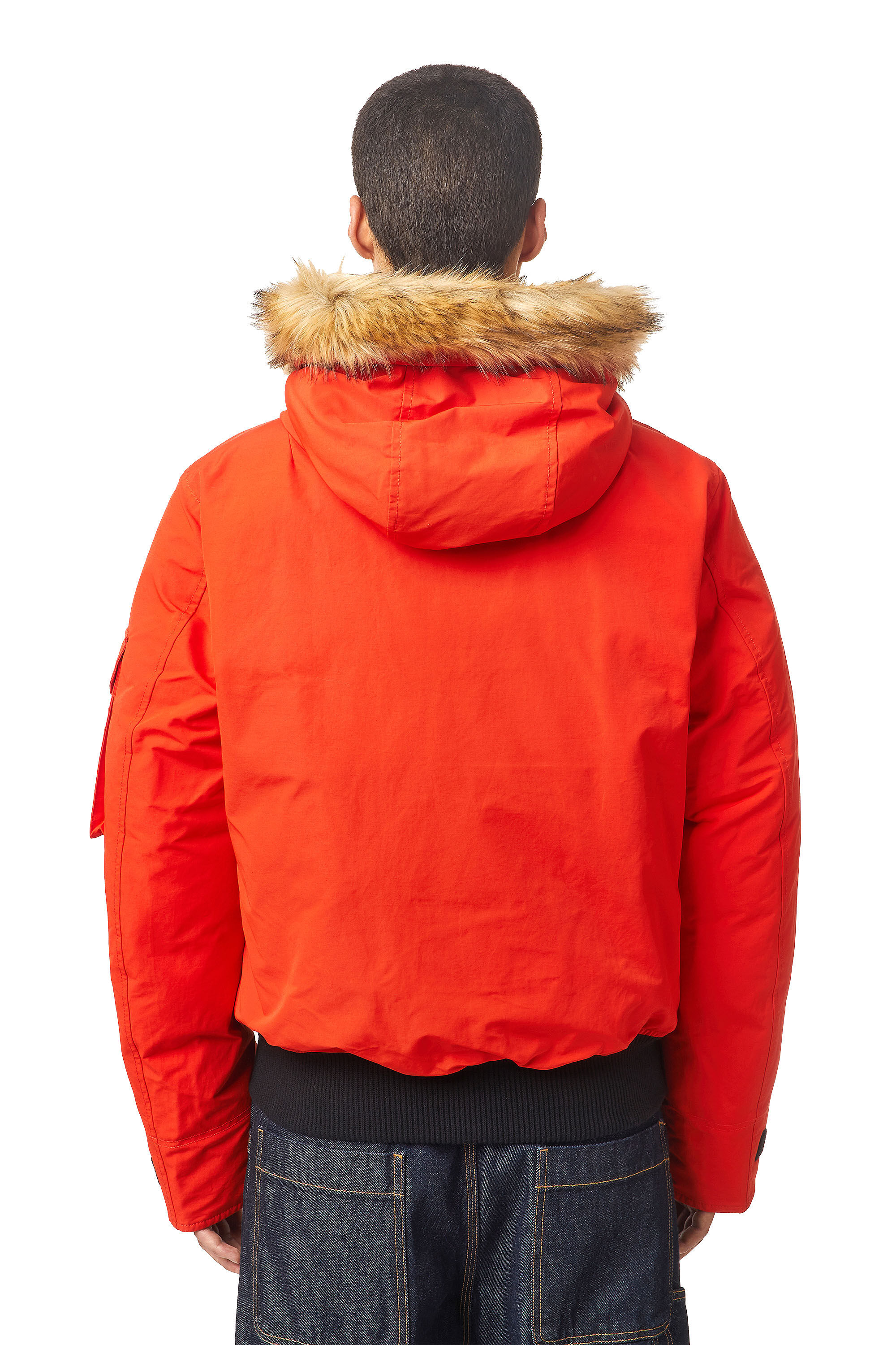 diesel orange jacket