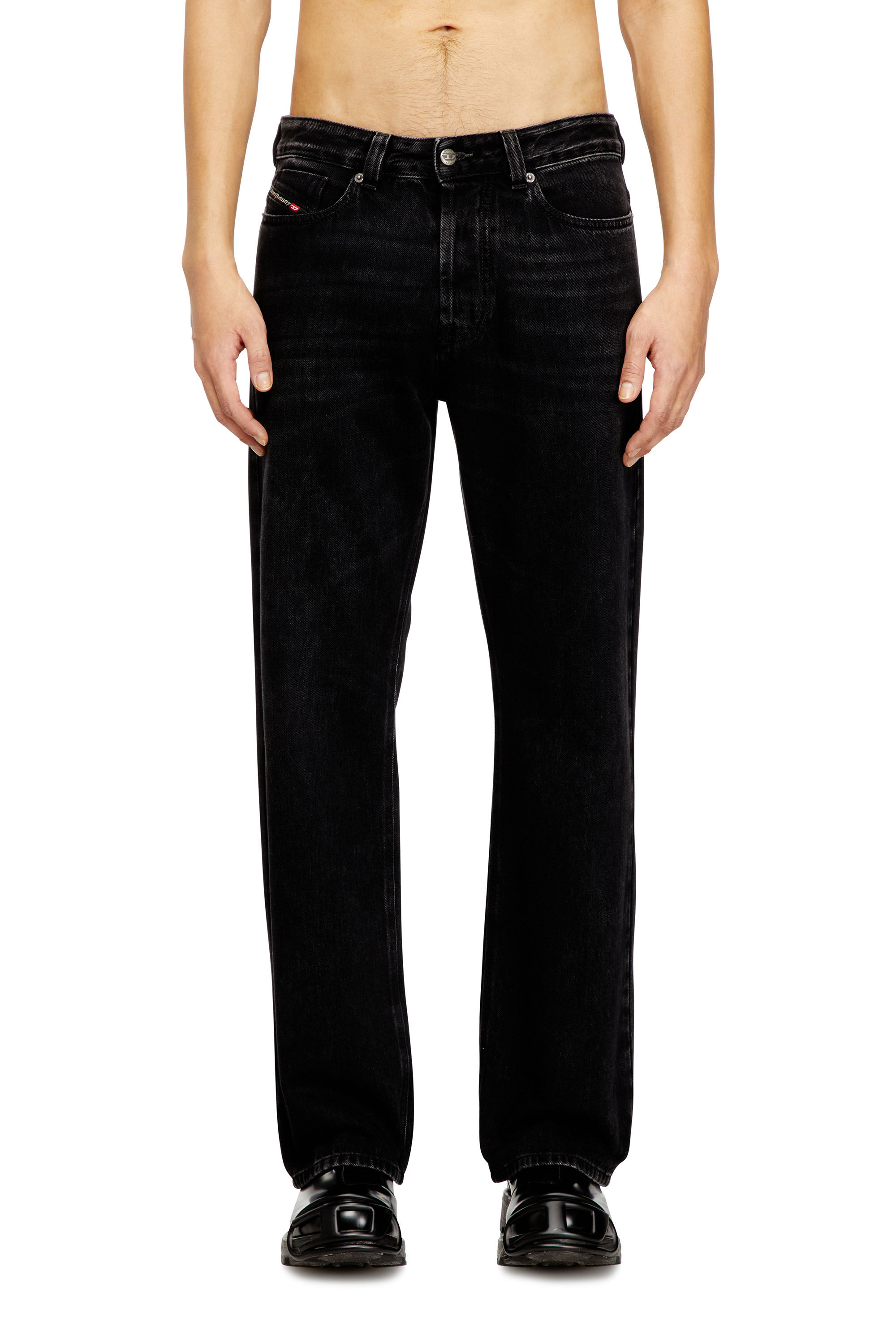 Men's Relaxed Jeans | Black/Dark grey | Diesel 1980 D-Eeper