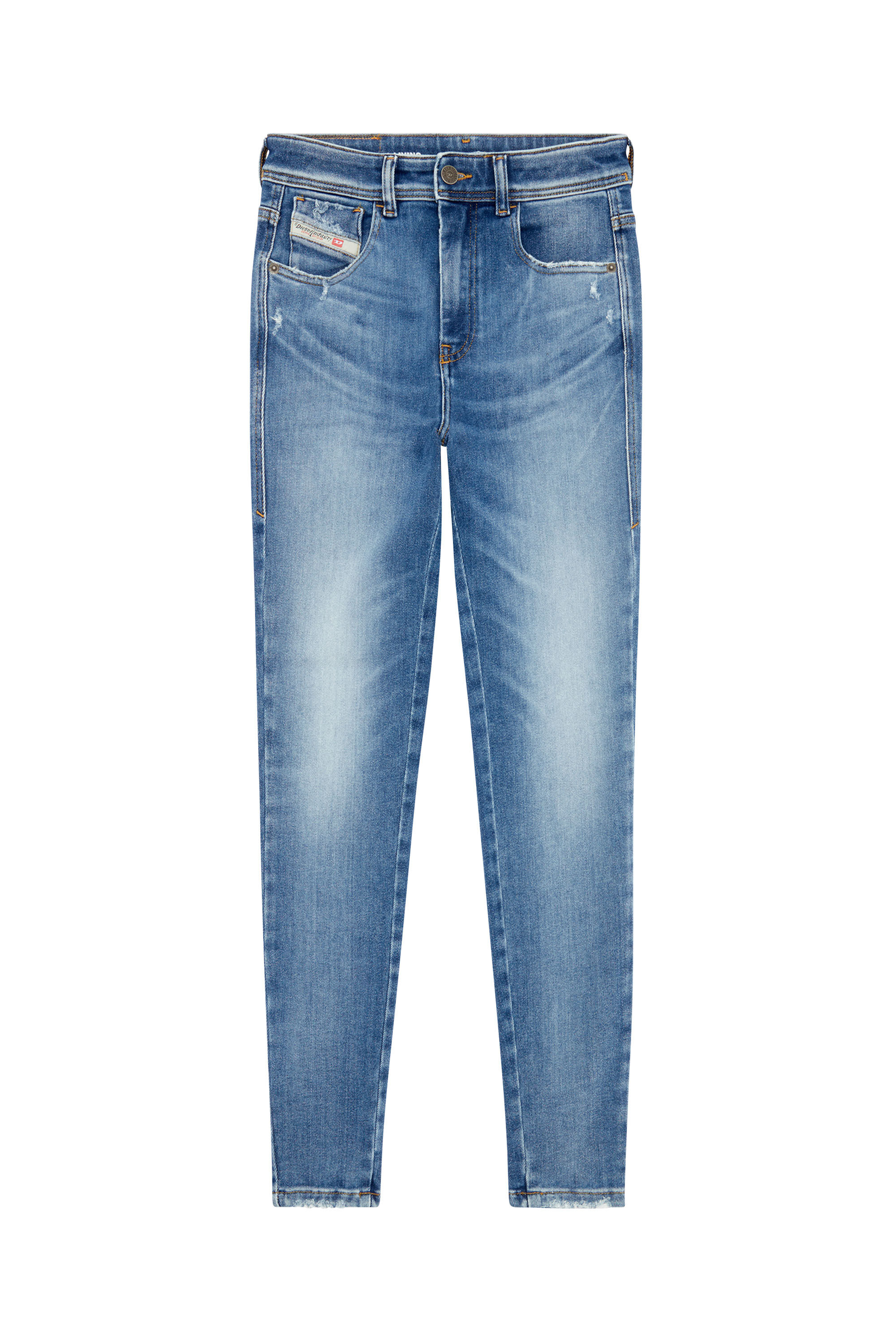 Women's Super skinny Jeans | Medium blue | Diesel 1984 Slandy-High