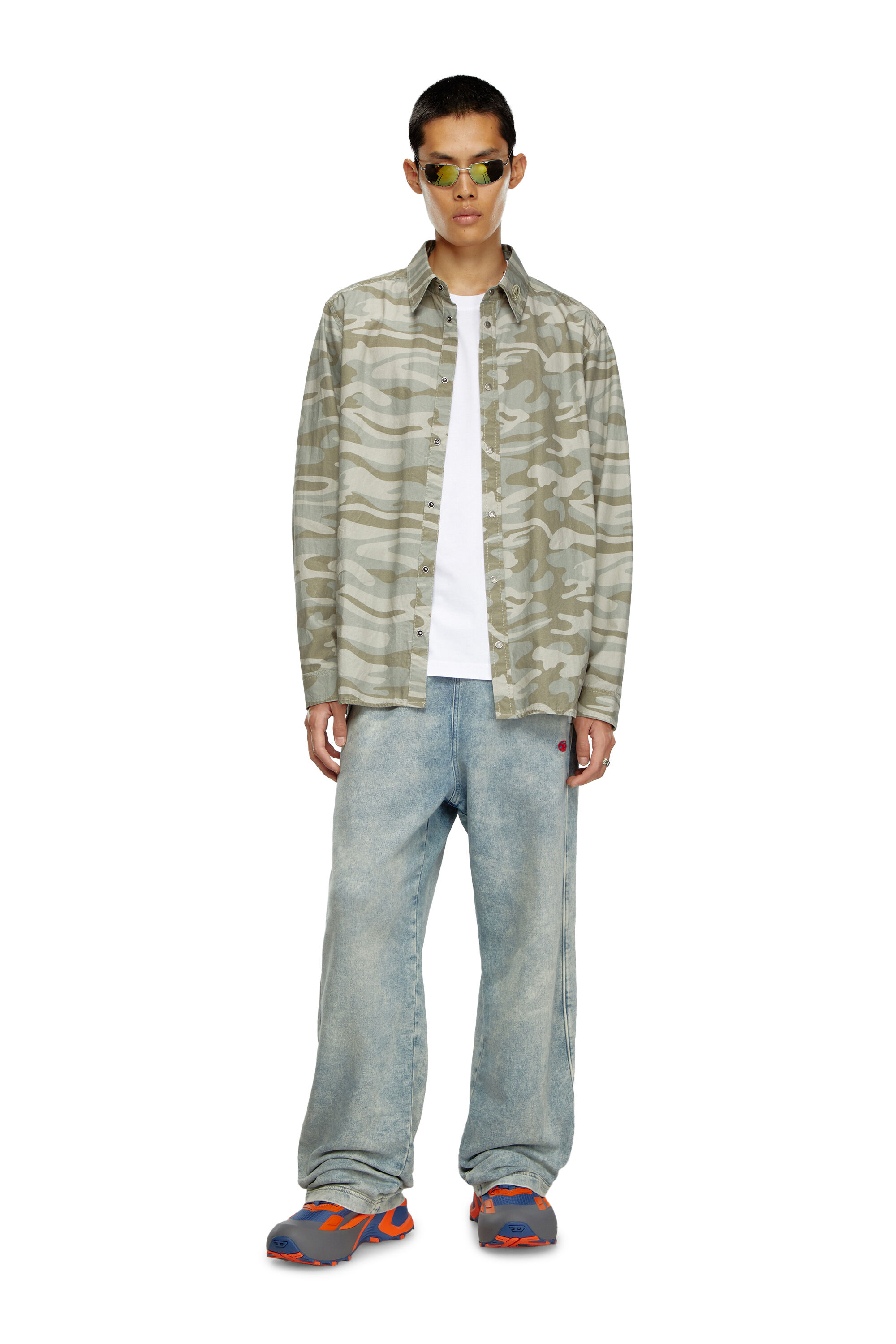 Men's D-Cage Runner-Sneakers in TPU-trimmed ripstop