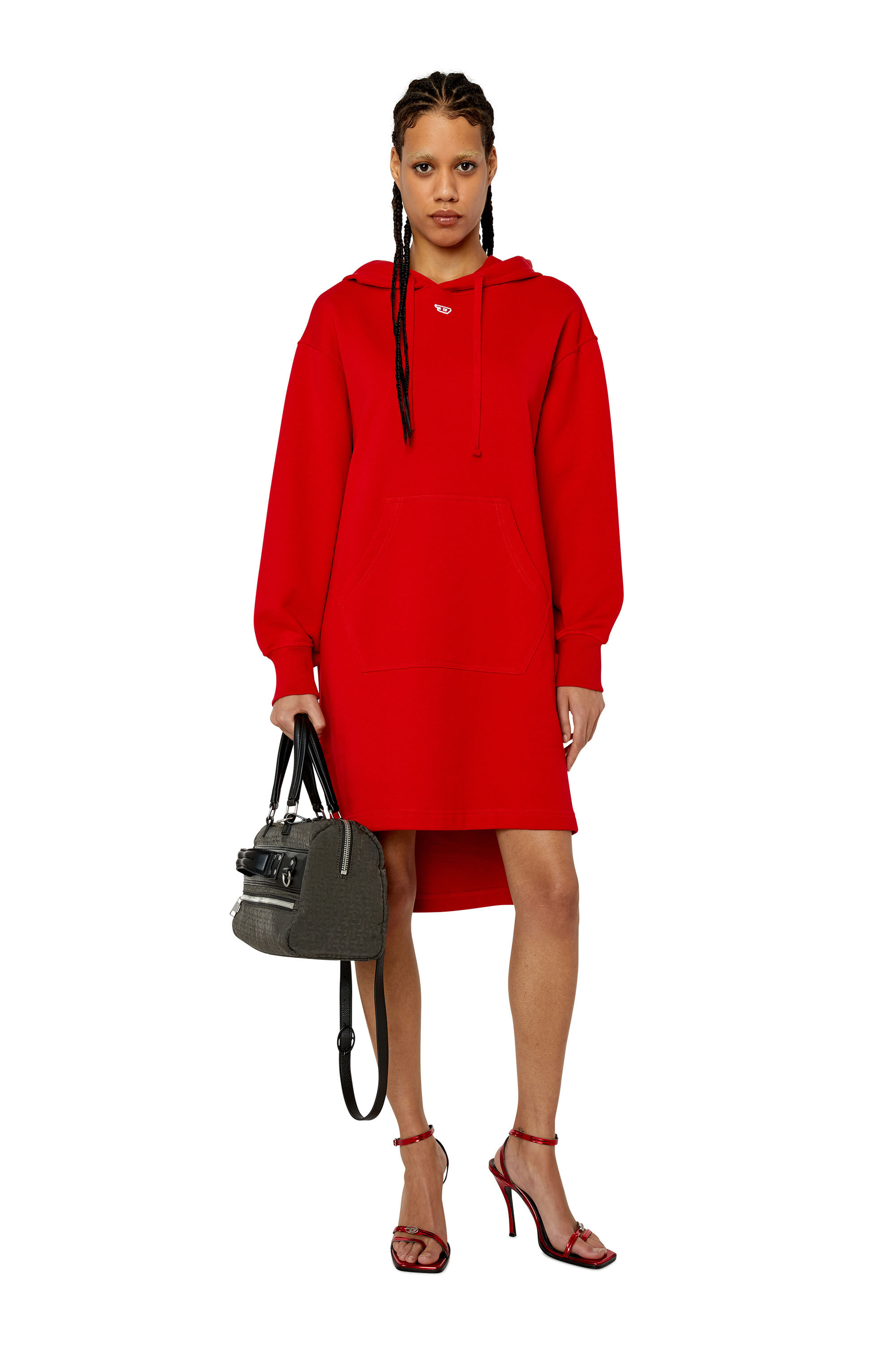 D ILSE D Woman Hoodie dress with D logo Diesel
