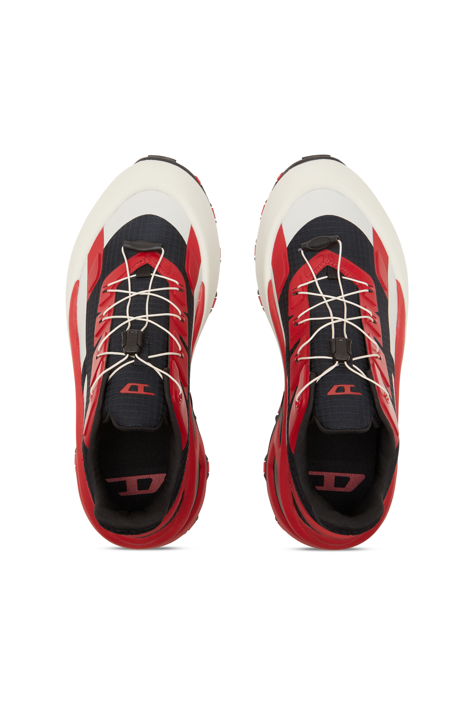 Men s D Cage Runner Sneakers in TPU trimmed ripstop Multicolor Diesel
