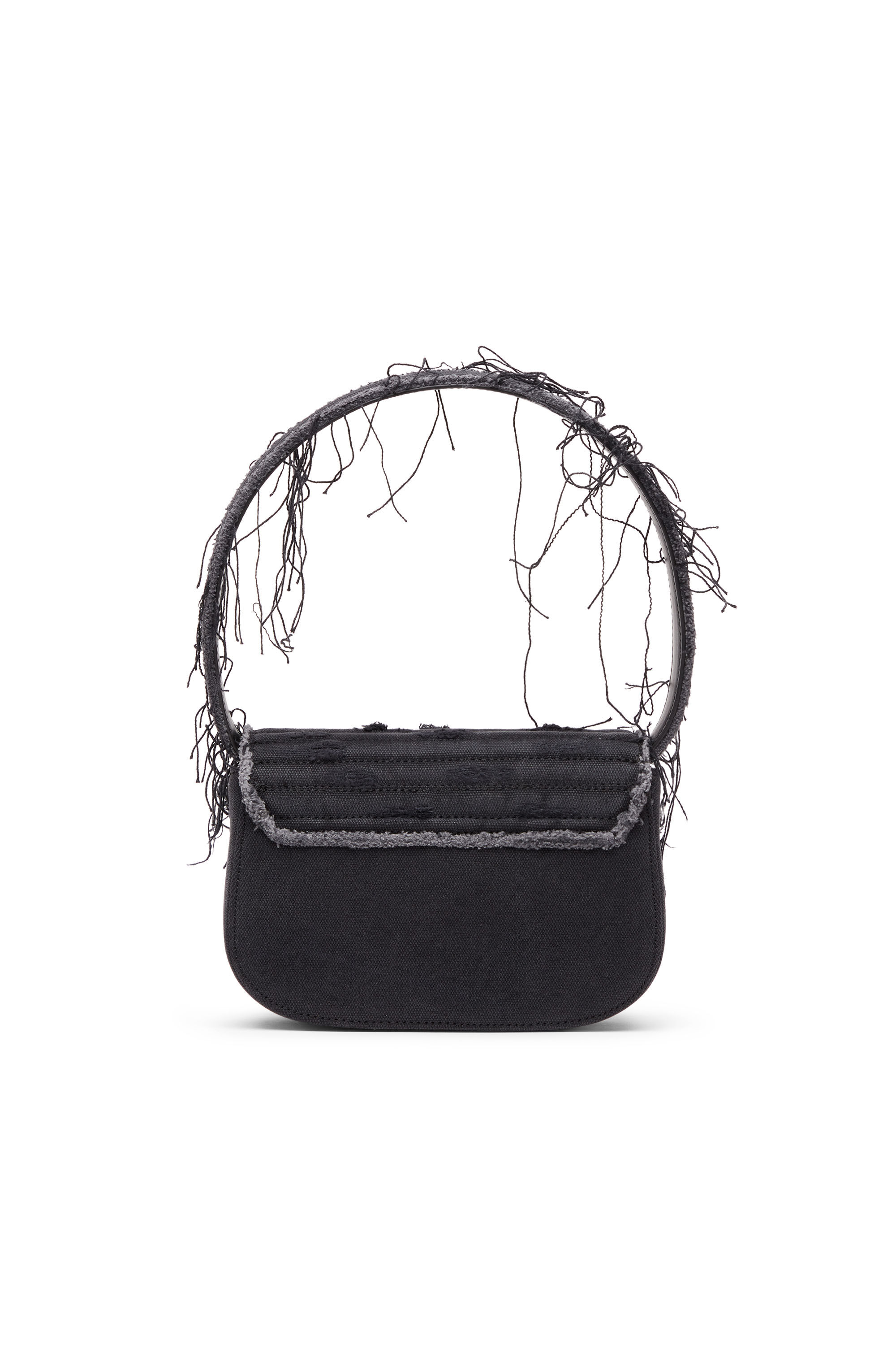 Women's 1DR-Iconic shoulder bag in canvas and leather