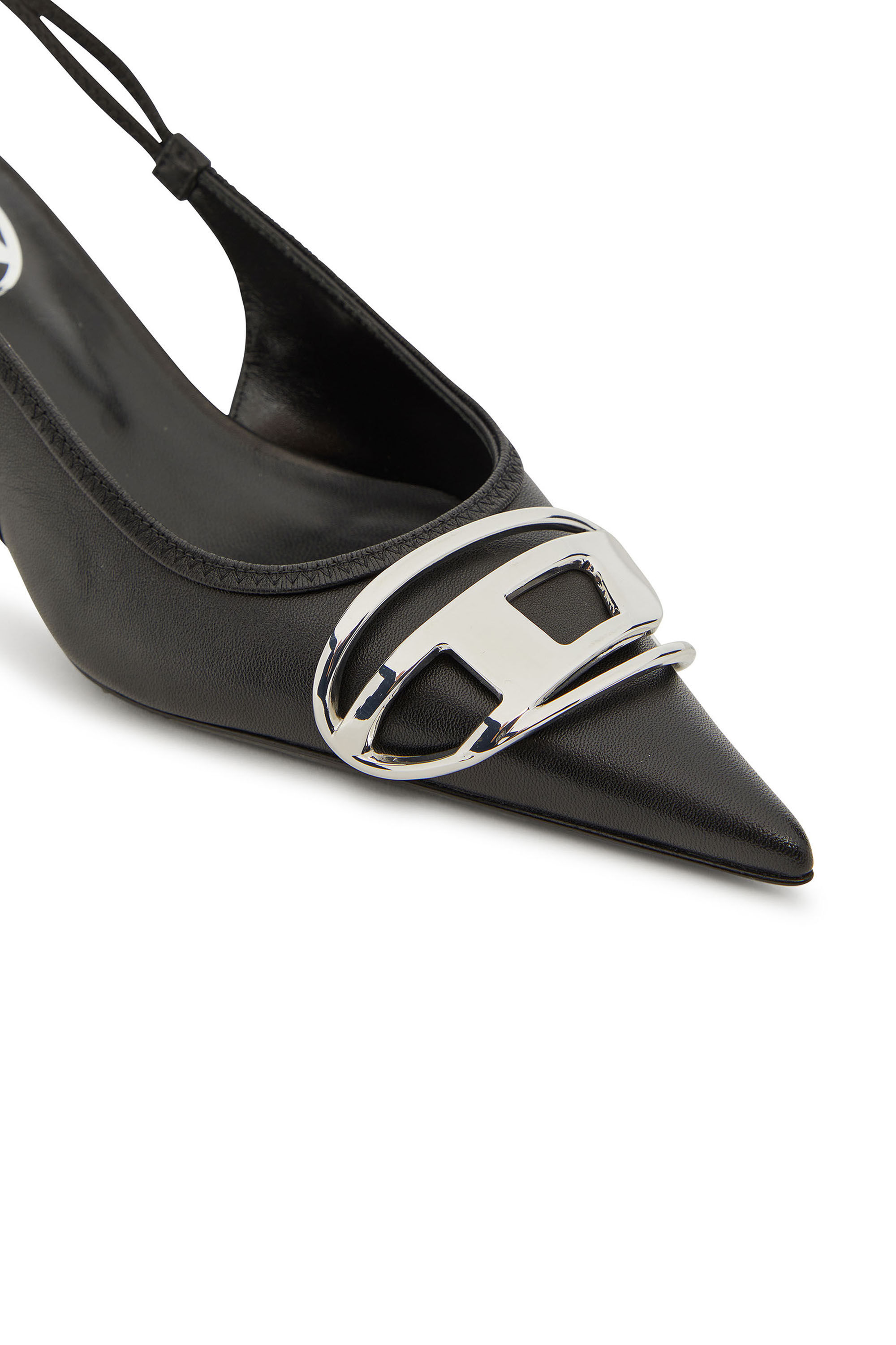Women's D-Venus-Slingback pumps in nappa leather | Black | Diesel