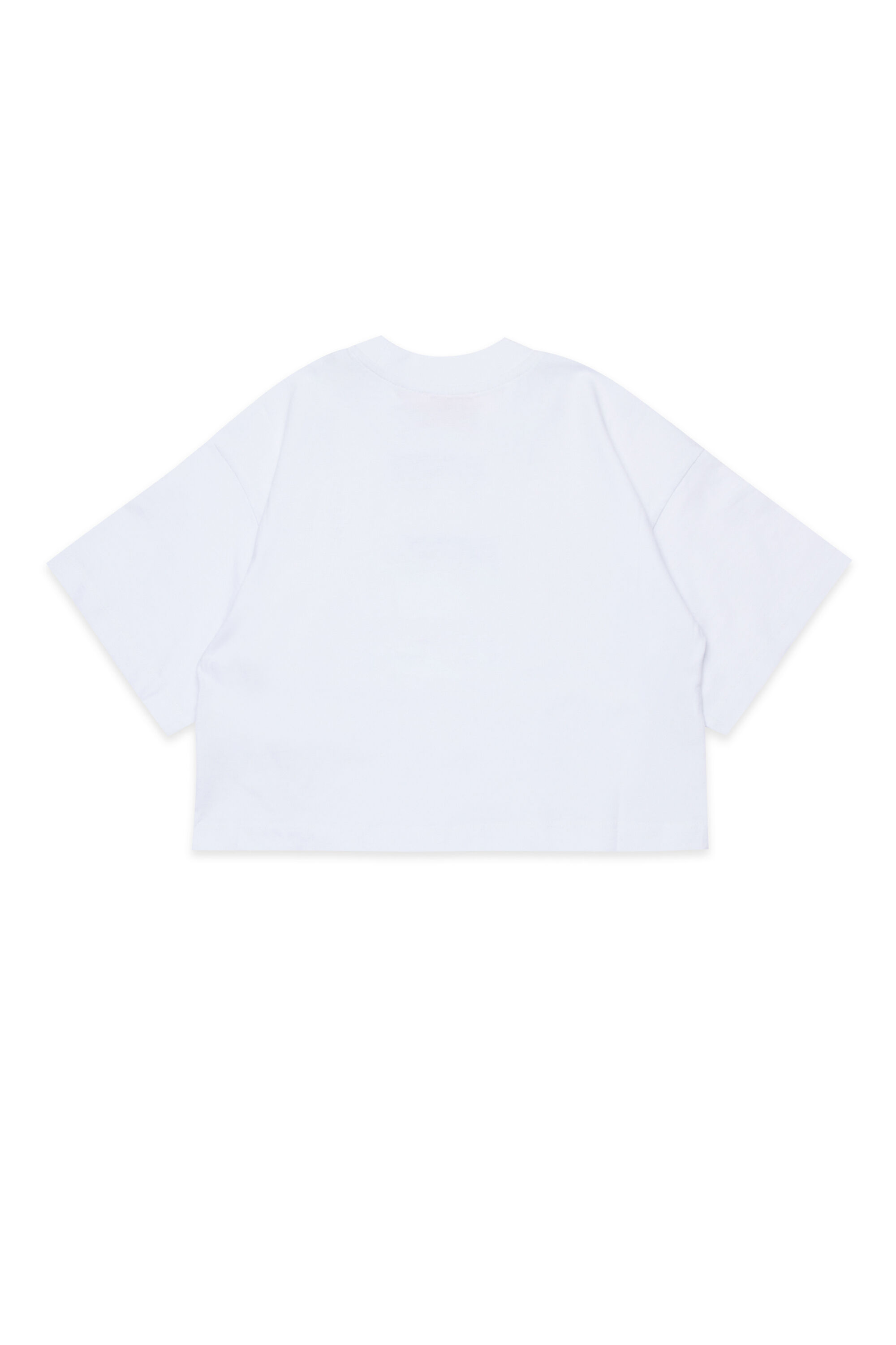 Diesel - TYLACE, Woman's Oversized T-shirt with patch in White - 2