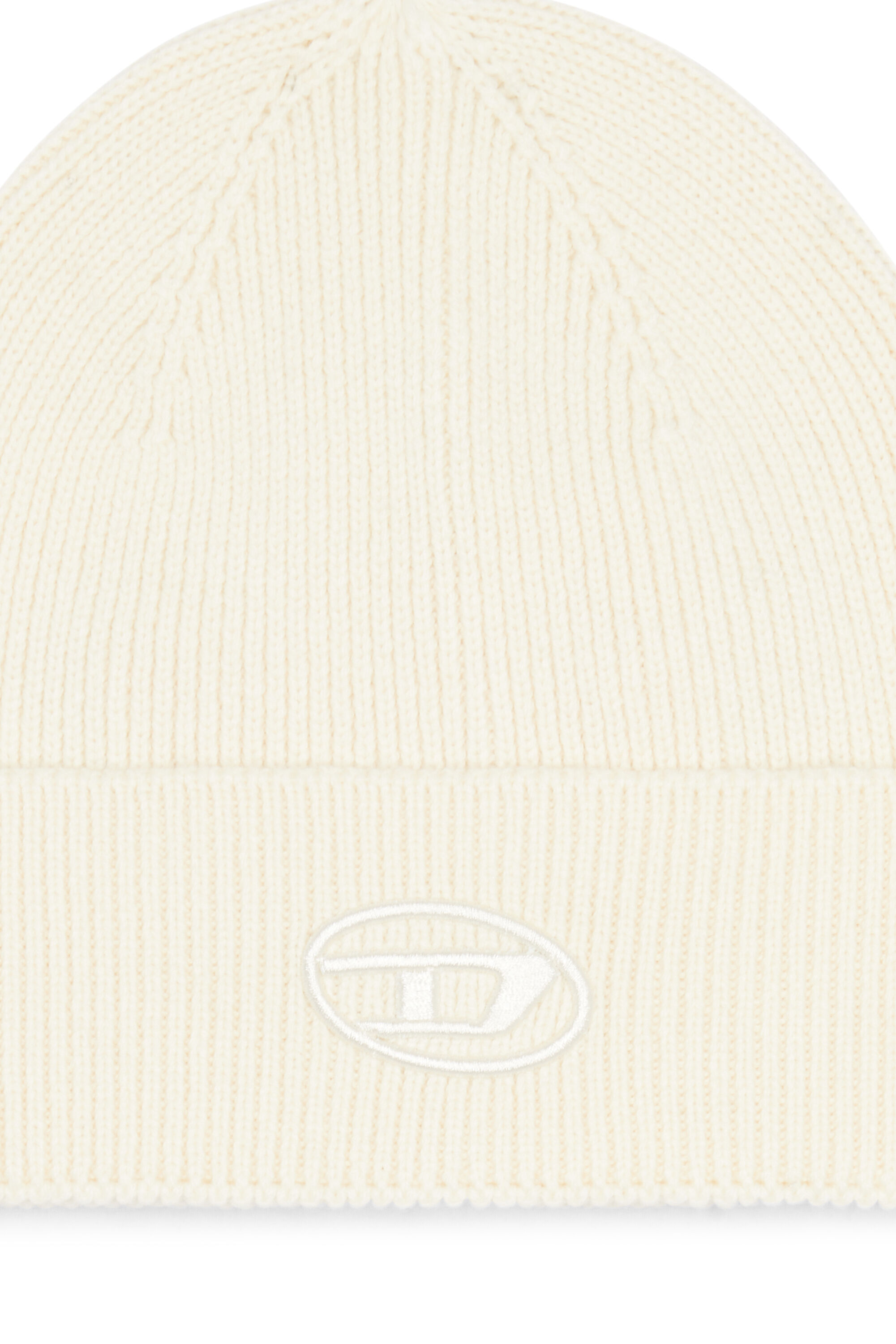 K-CODER-FULLY B: Ribbed beanie with D embroidery | Diesel