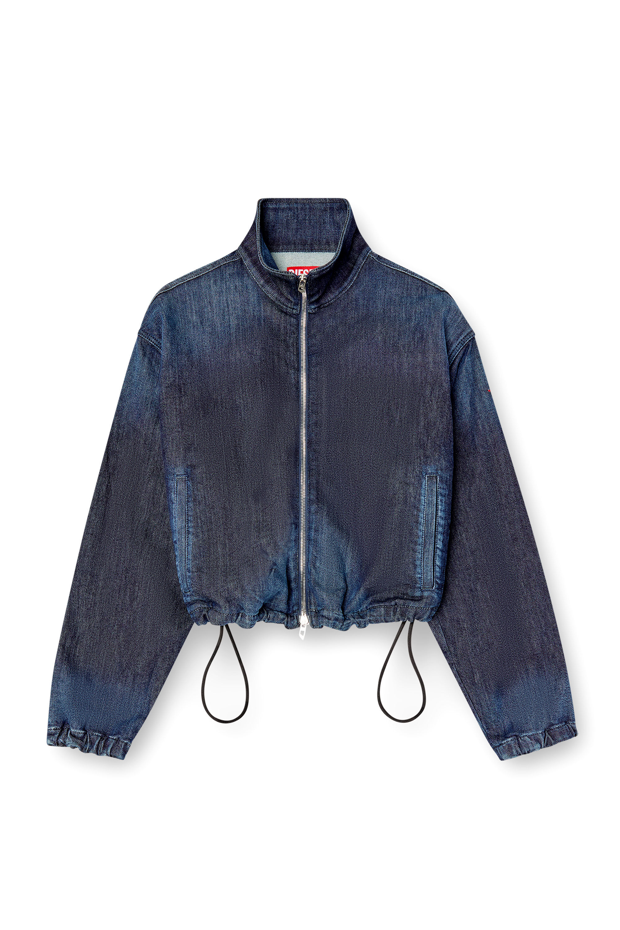 Women's High-neck JoggJeans jacket | Blue | Diesel