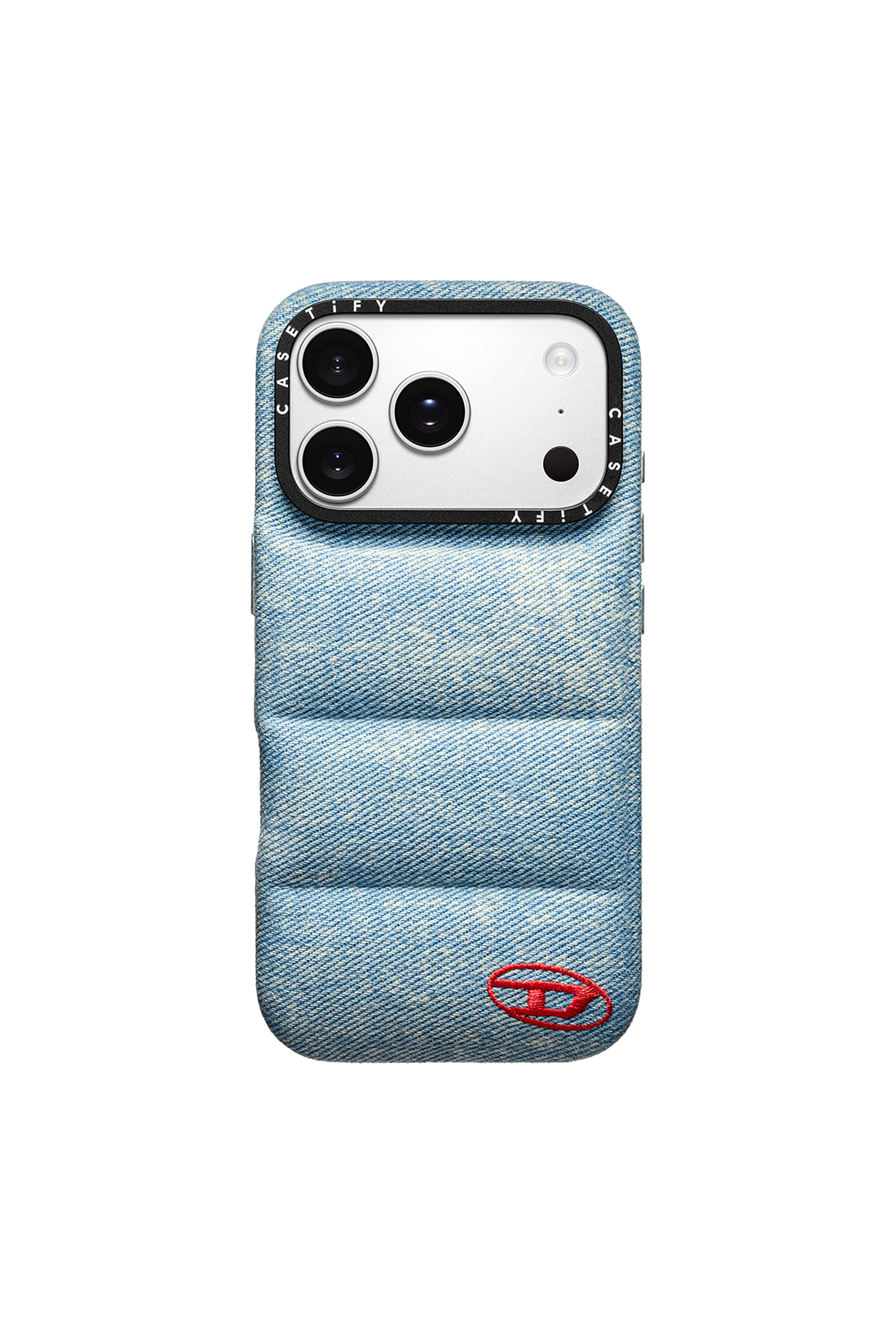 Women's Puffer case for iPhone 17 Pro Max | Blue | Diesel