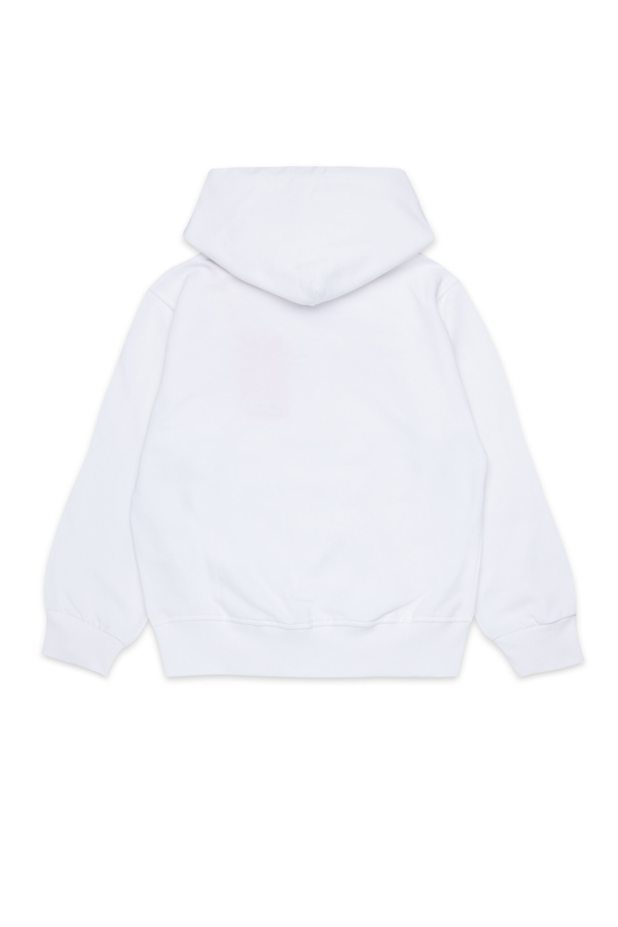 ★DIESEL★ T Ox Hood White A122340QHAZ100A Hoodie with smudged logo | White | 4-16 YEARS Boys | Diesel
