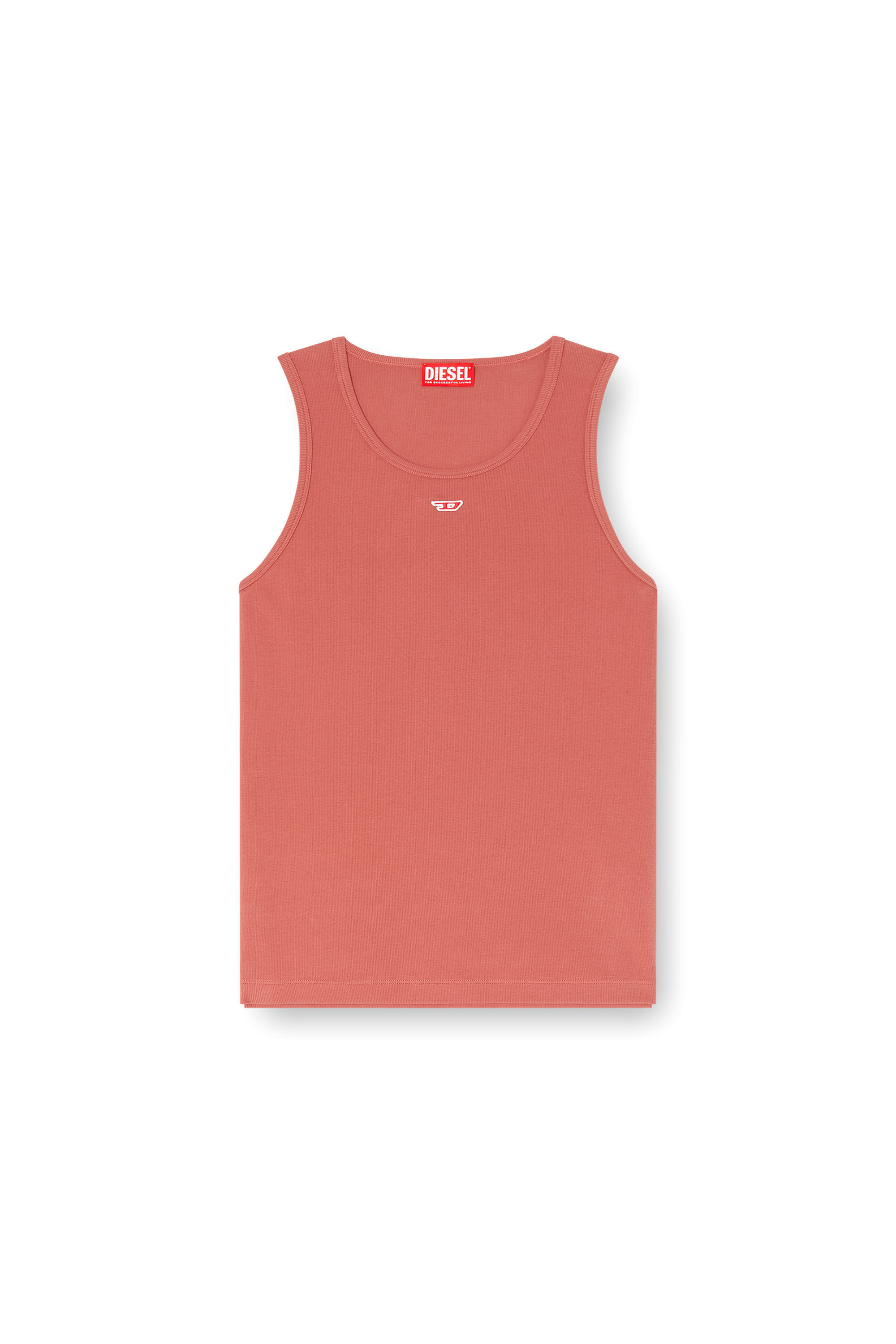 Diesel - T-LIFTY-D, Man's Tank top with mini D logo patch in null - 2
