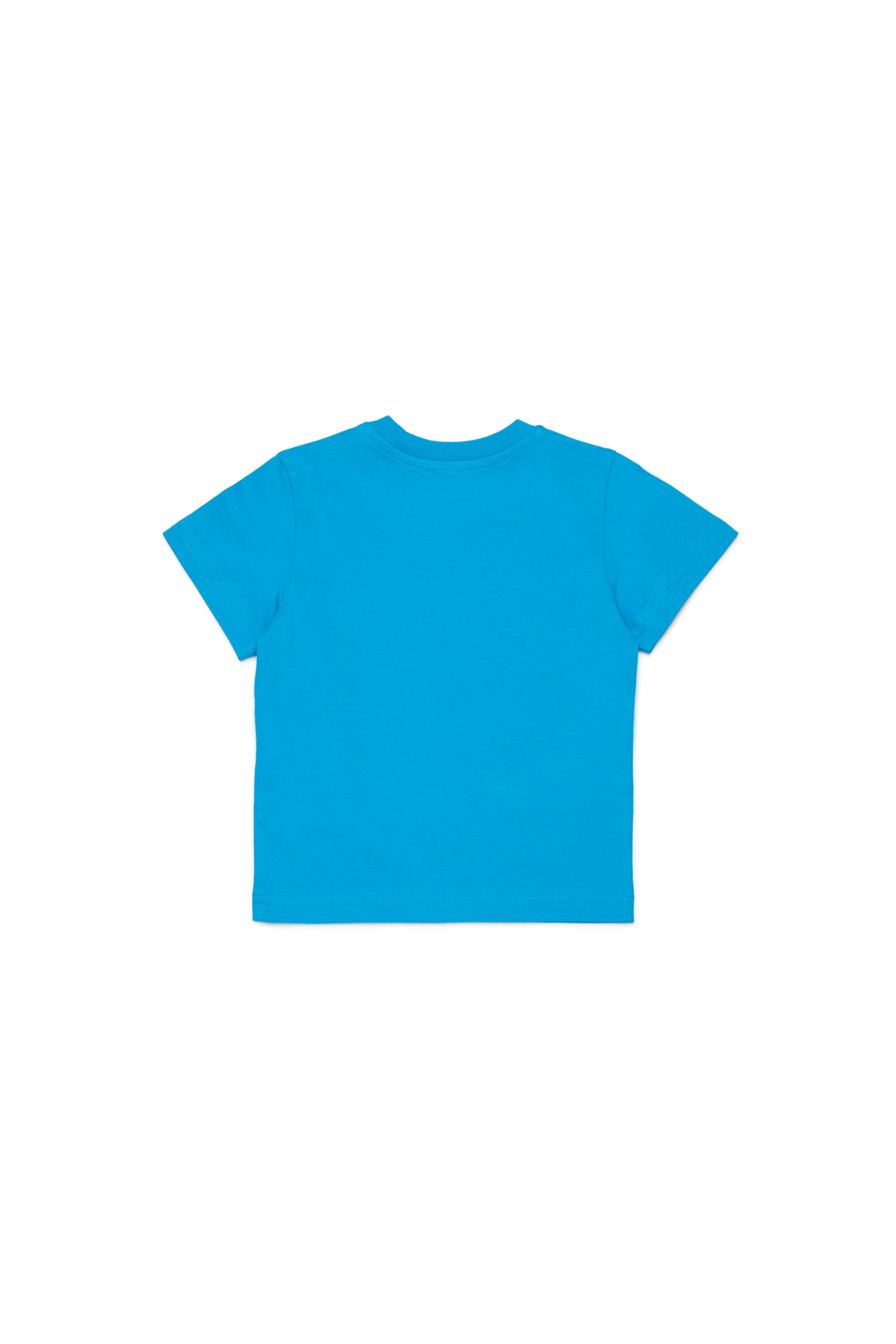 Diesel - TOLPYB, Unisex's Cotton T-shirt with logo in Blue - 2