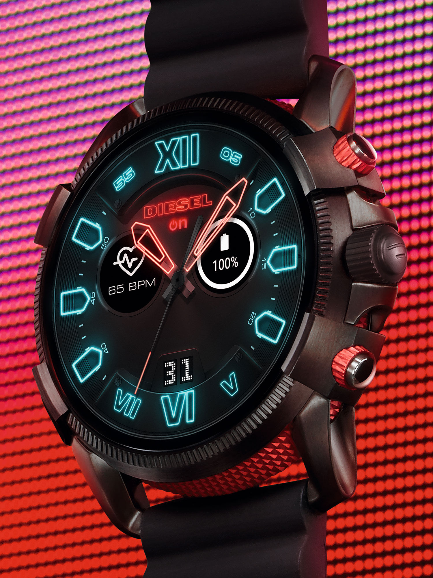 diesel on full guard touchscreen smartwatch