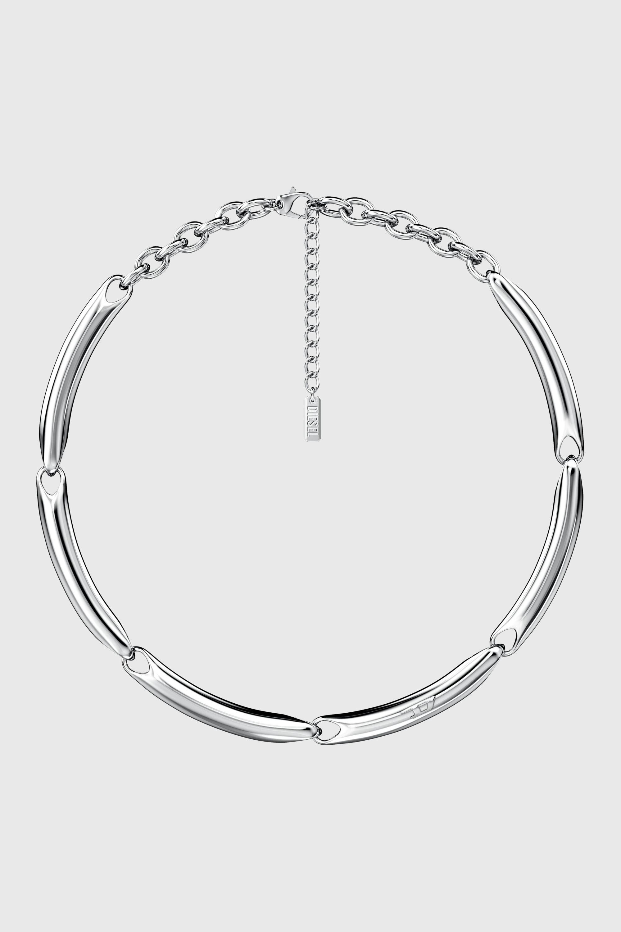 Diesel - DX1697040 JEWELLERY, Unisex's Stainless steel chain necklace in Silver - 1