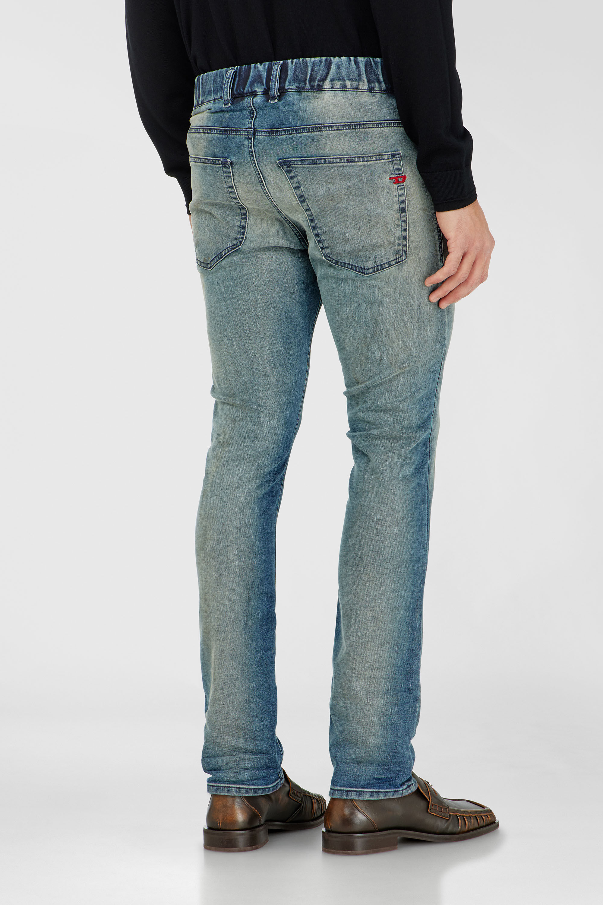 Diesel - Man's Regular 2032 D-Krooley-BW Joggjeans&reg; 06A04, Medium blue - 3