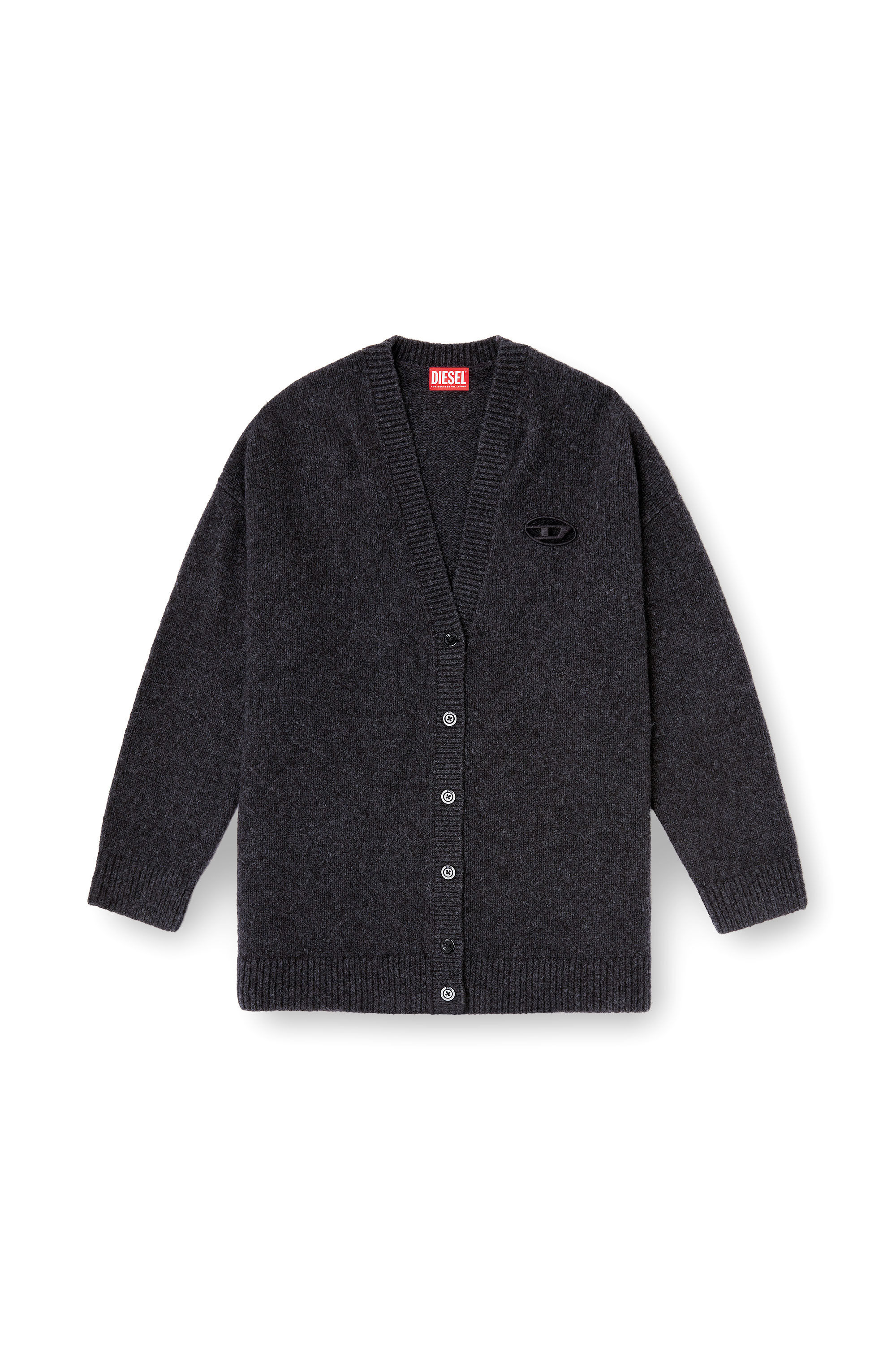 Women's Cardigan in wool and alpaca blend | Multicolor | Diesel