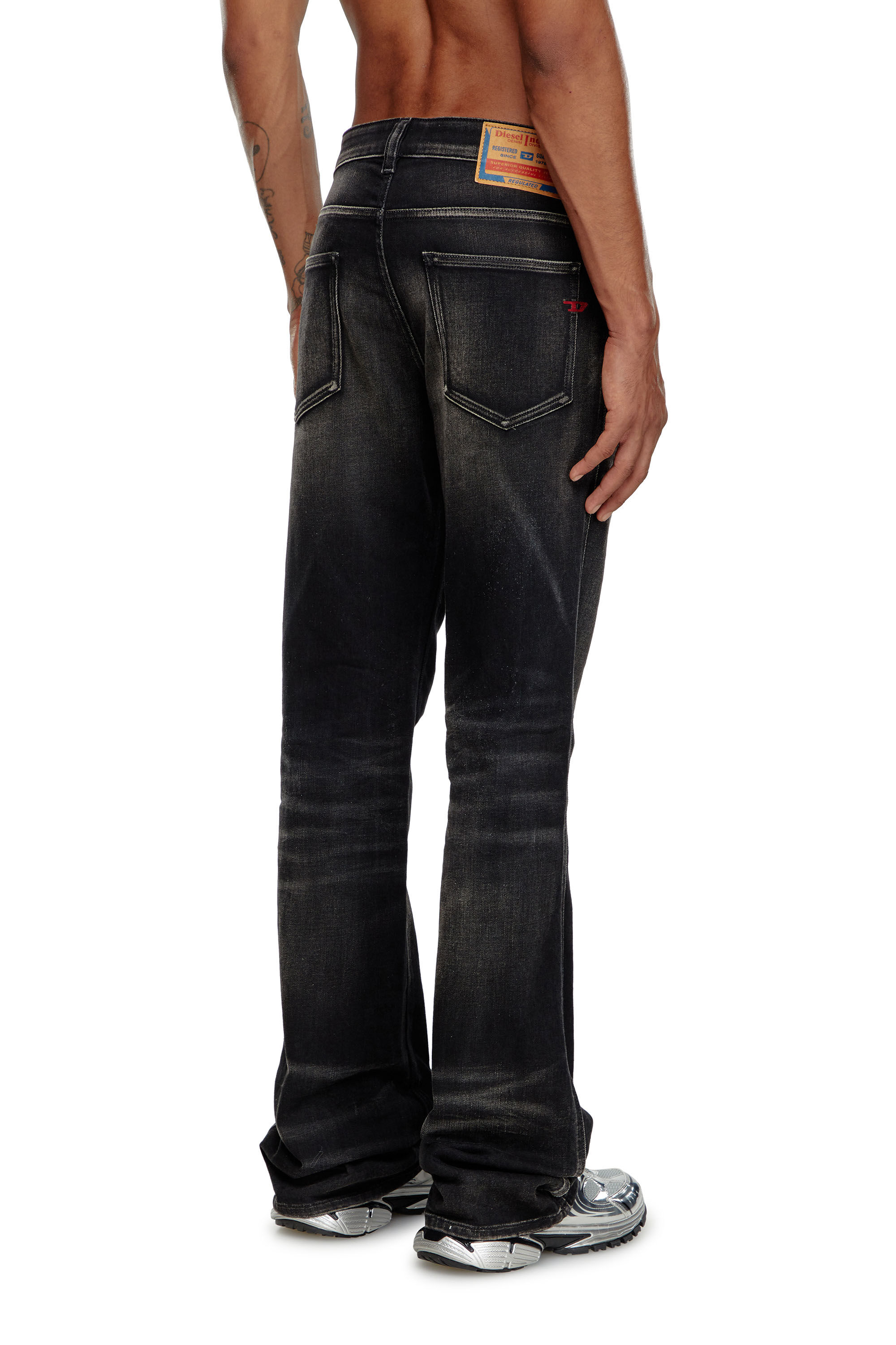 Men's Bootcut Jeans | Black/Dark grey | Diesel 1998 D-Buck
