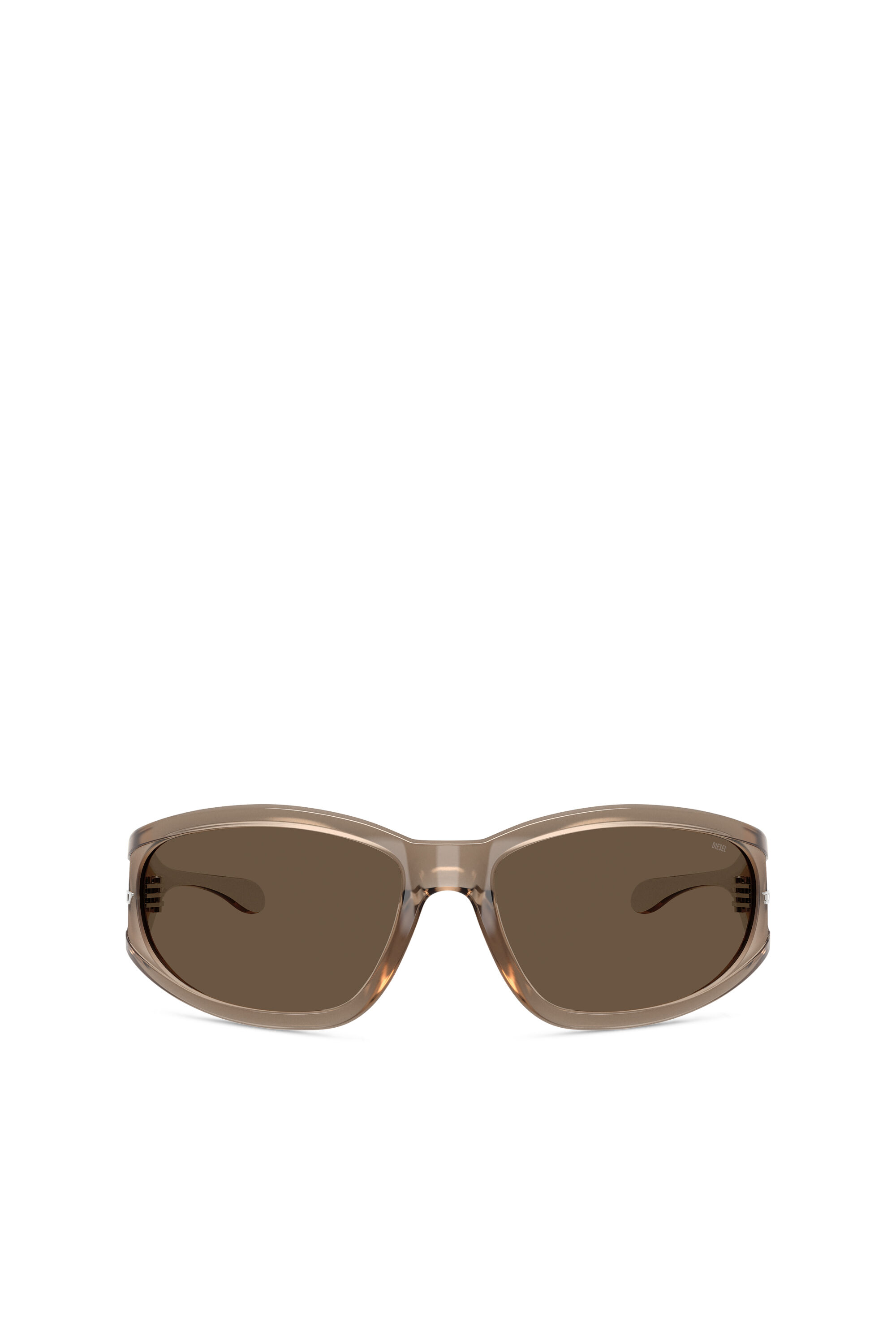 Diesel - 0DL3002, Unisex's Rectangular sunglasses in acetate in Brown - 1