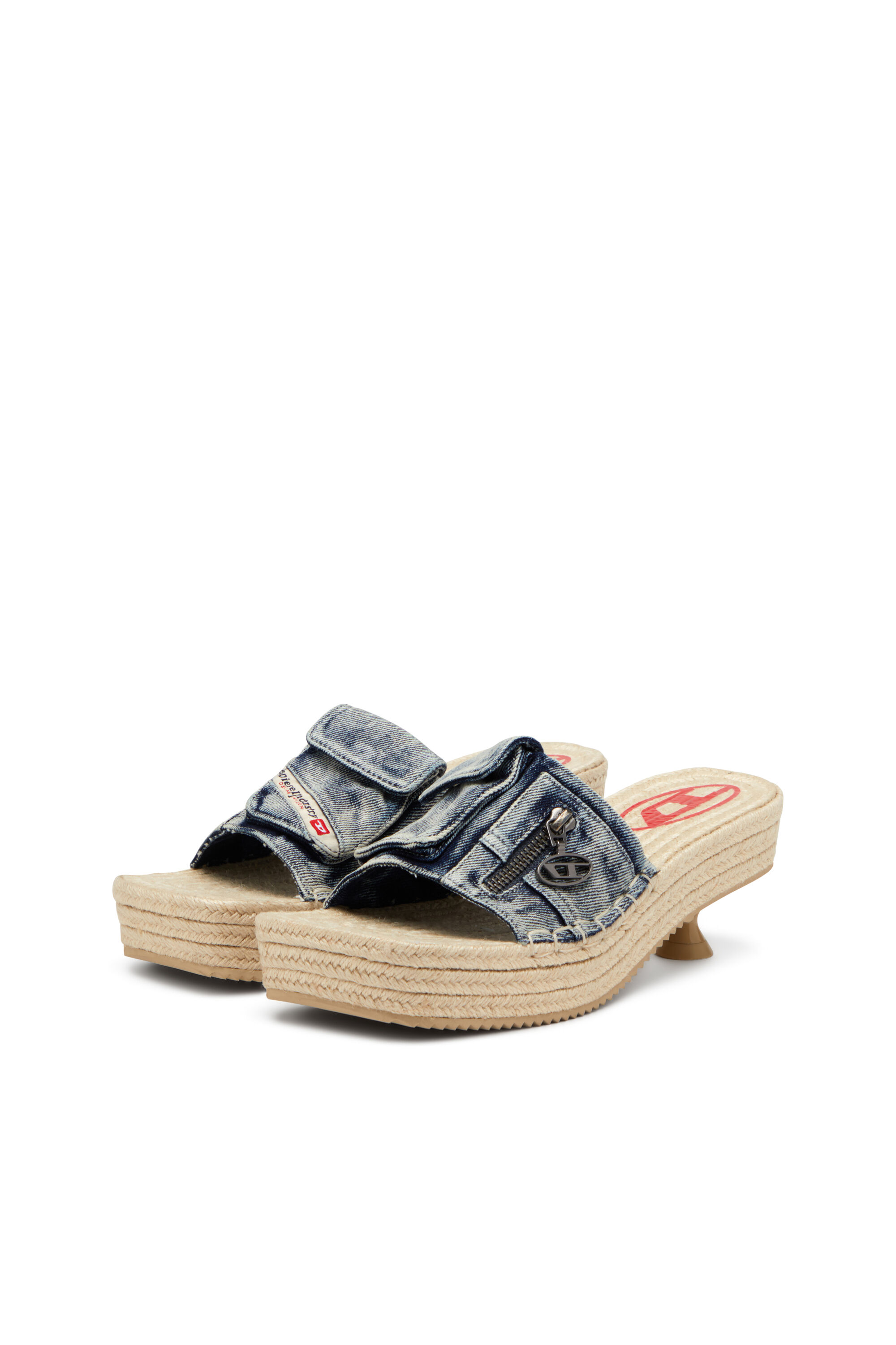【DIESEL】D-Ibiza 40 Pck ヒールサンダル（送料込み） Diesel D-Ibiza 40 PCK Mules | Black | FARFETCH