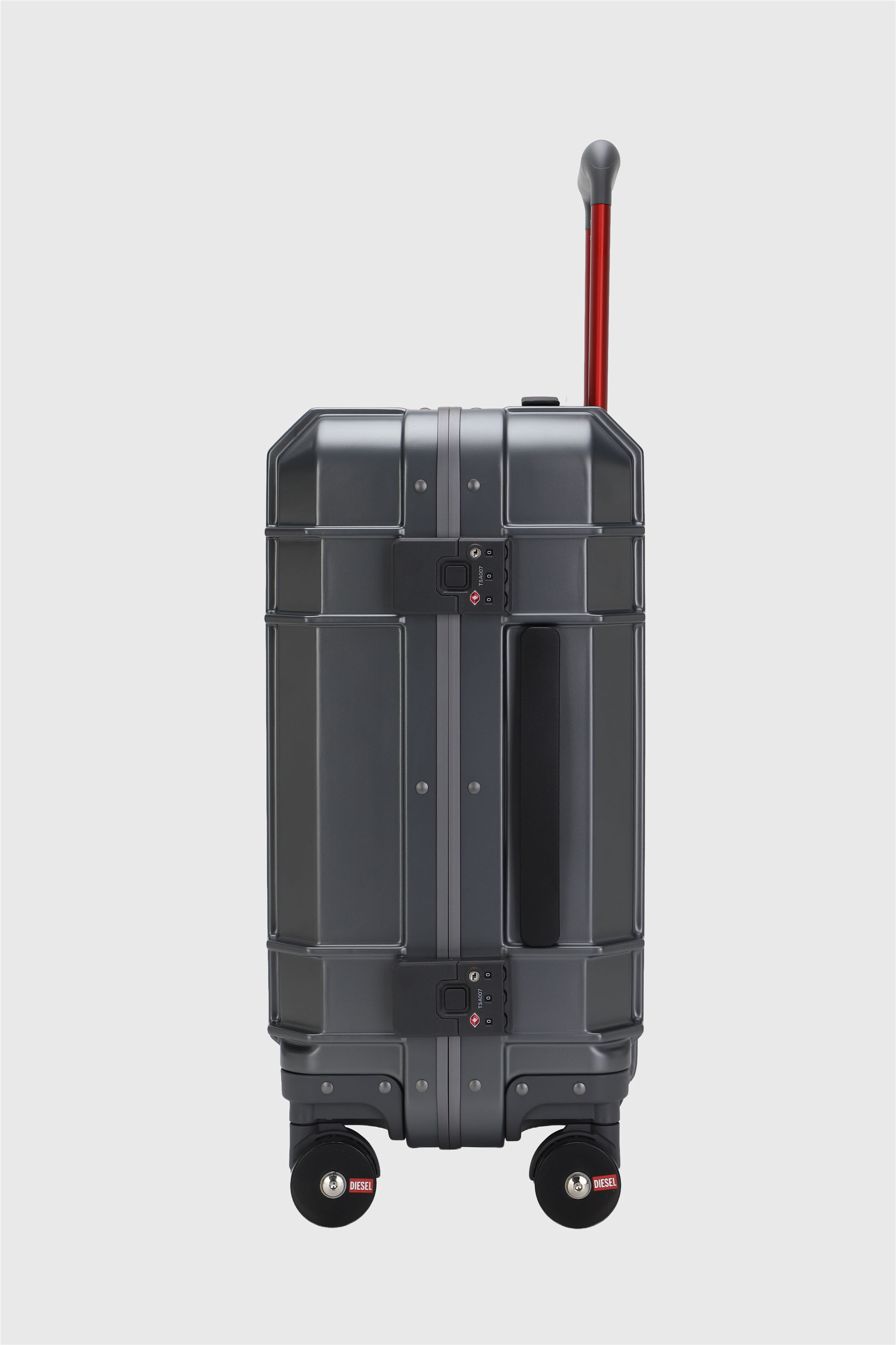 Diesel - DIESEL PC STRONG IMAGE TROLLEY- DSL003, Unisex's Rugged suitcase size S in Dark grey - 4