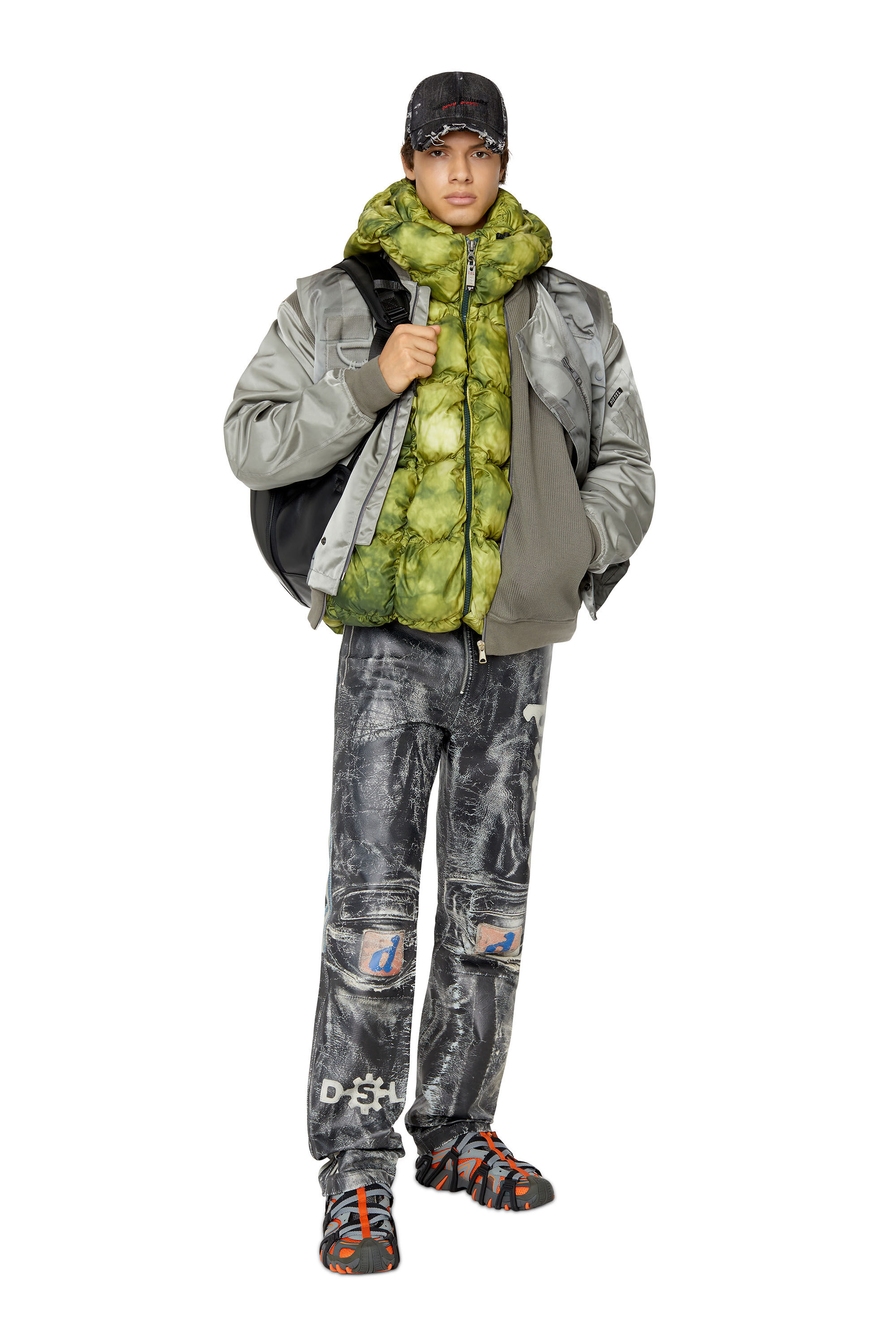1DR-POD BACKPACK Man: Hard shell leather backpack | Diesel