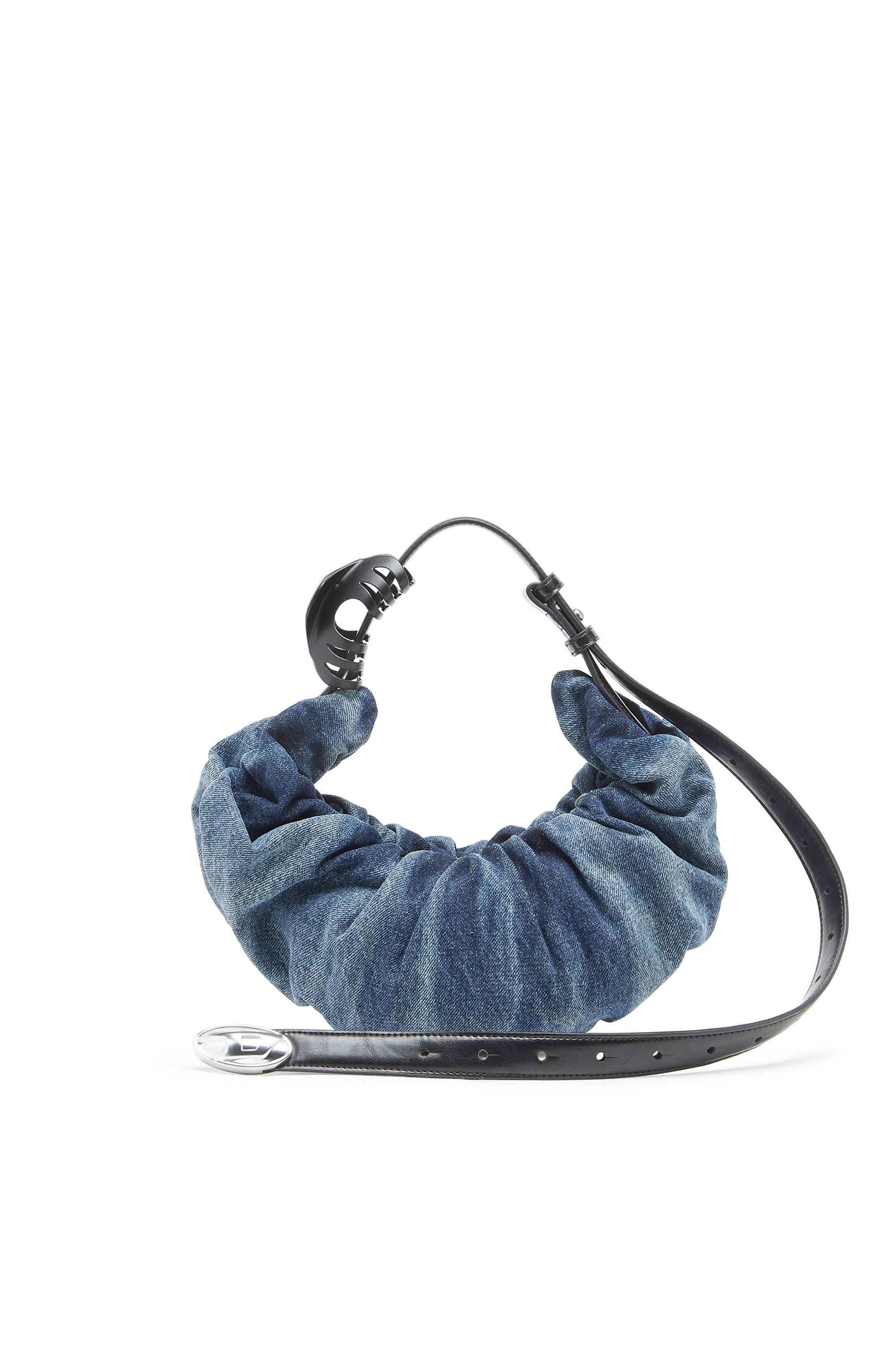 BUBBLE BLOG デニム リボン ショルダー バッグ ハンド ブルー BUBBLE BLOG デニム リボン ビッグ ショルダーバッグ トート | Uturi