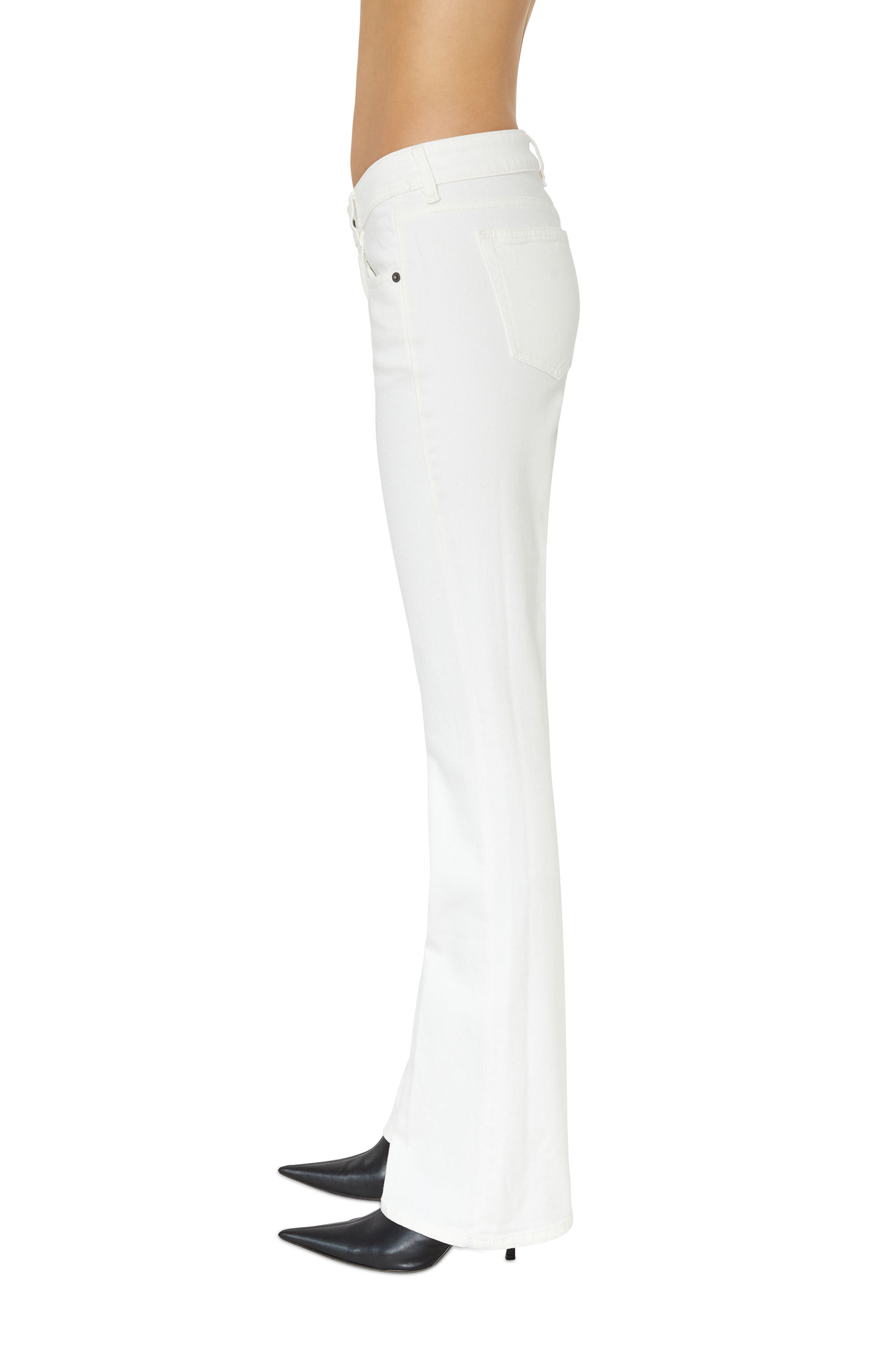 White sales bootleg jeans