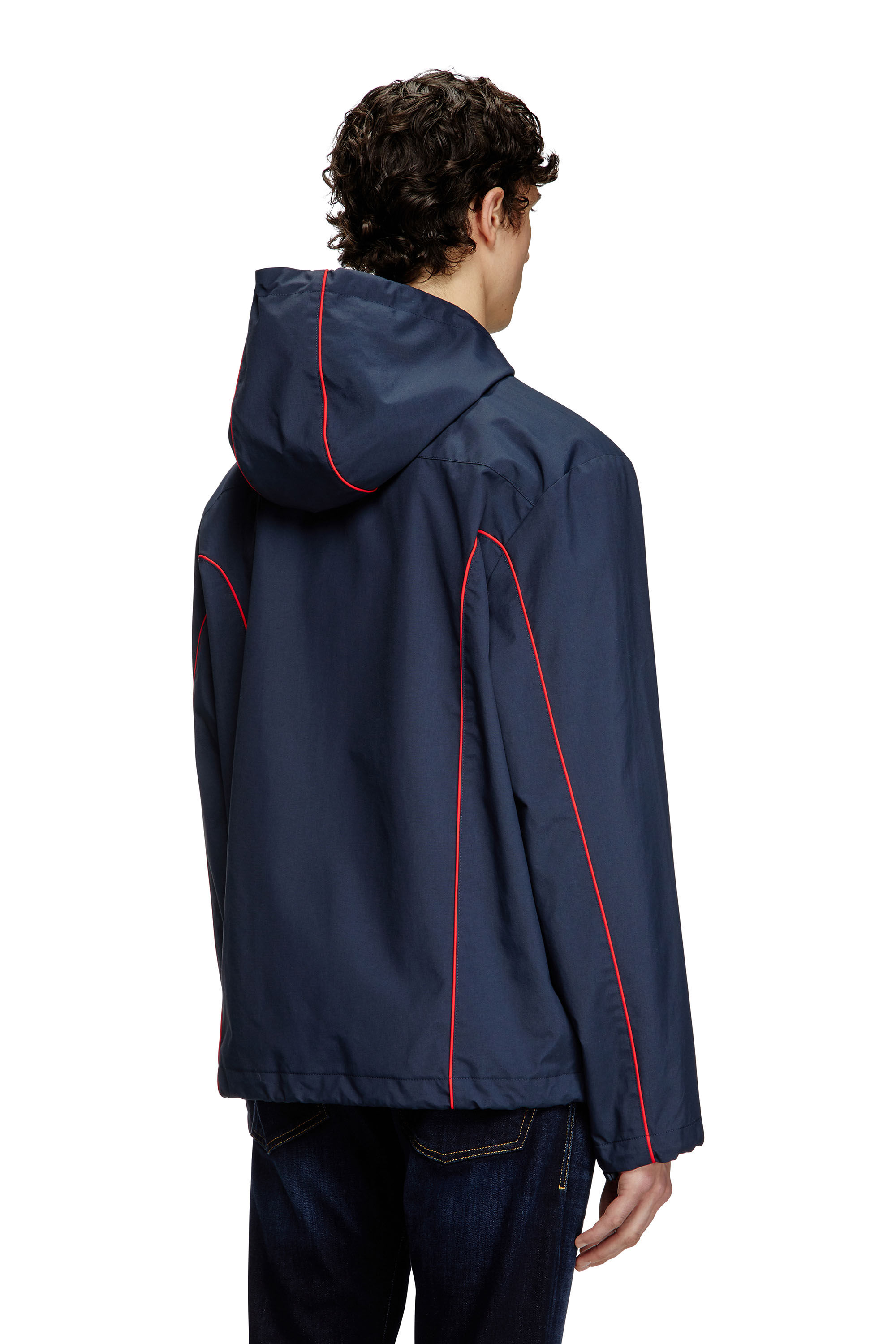 【FEPL】Daily Windshield Jacket J-HIVES Man: Windbreaker Jacket with contrast piping | Diesel