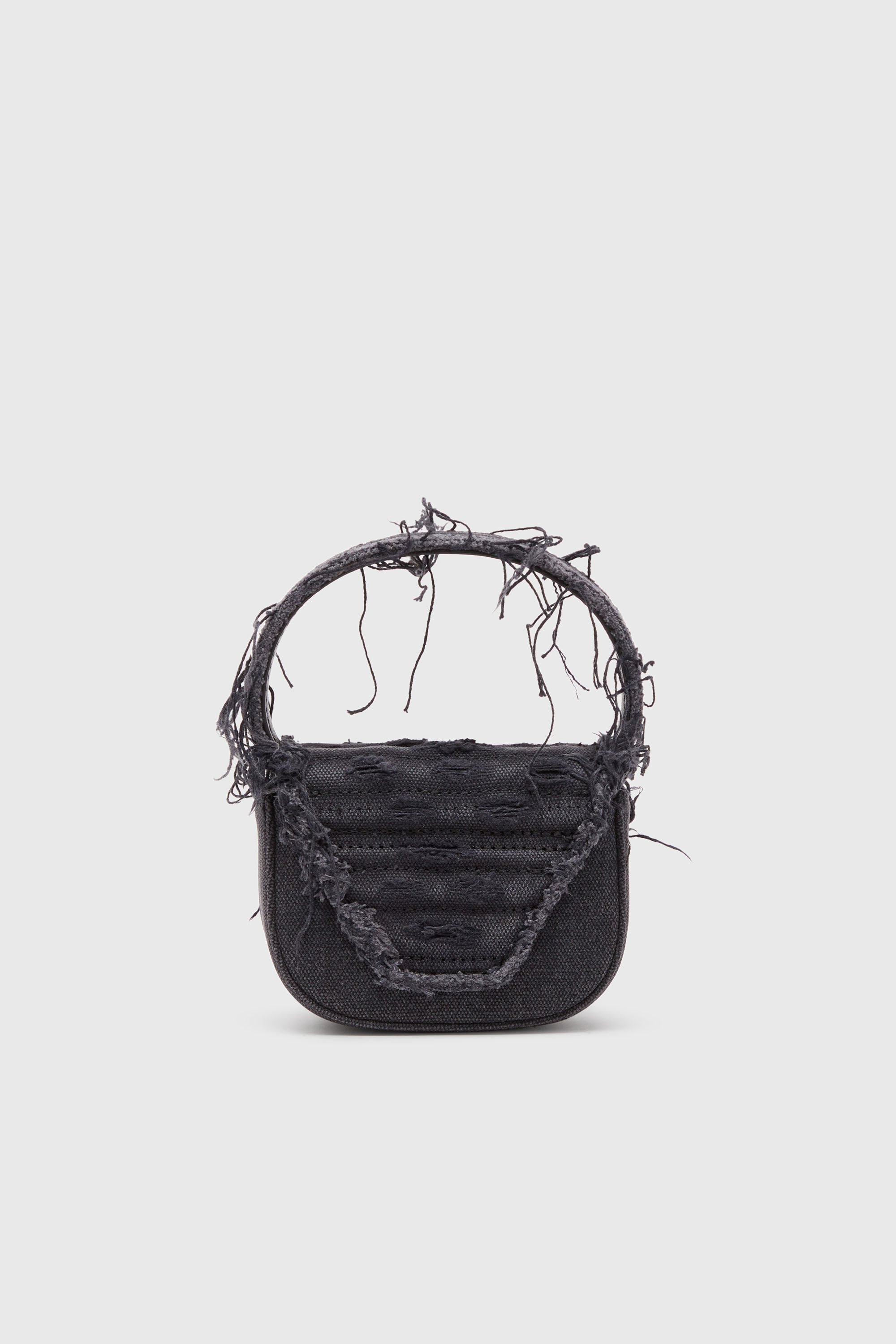 Women's 1DR XS-Iconic mini bag in canvas and leather | Black