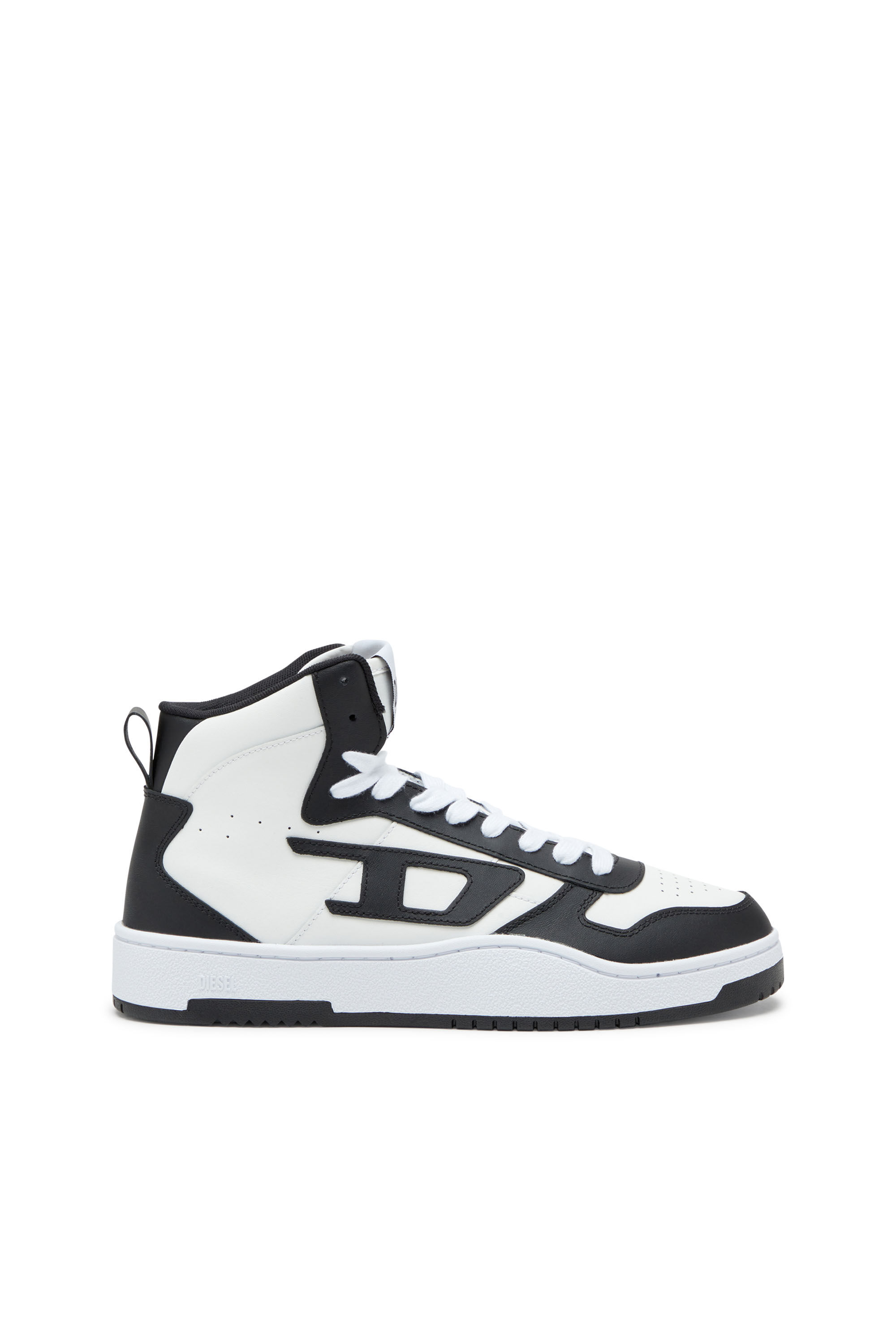 Men's S-Ukiyo-High-top sneakers in leather | Multicolor | Diesel