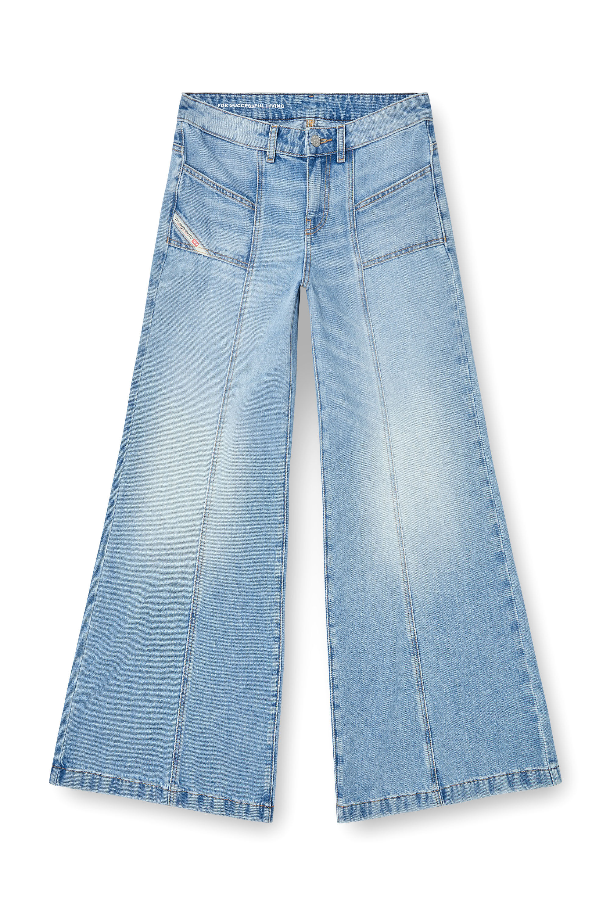 Women's Flare Jeans | Light Blue | Diesel D-Akii