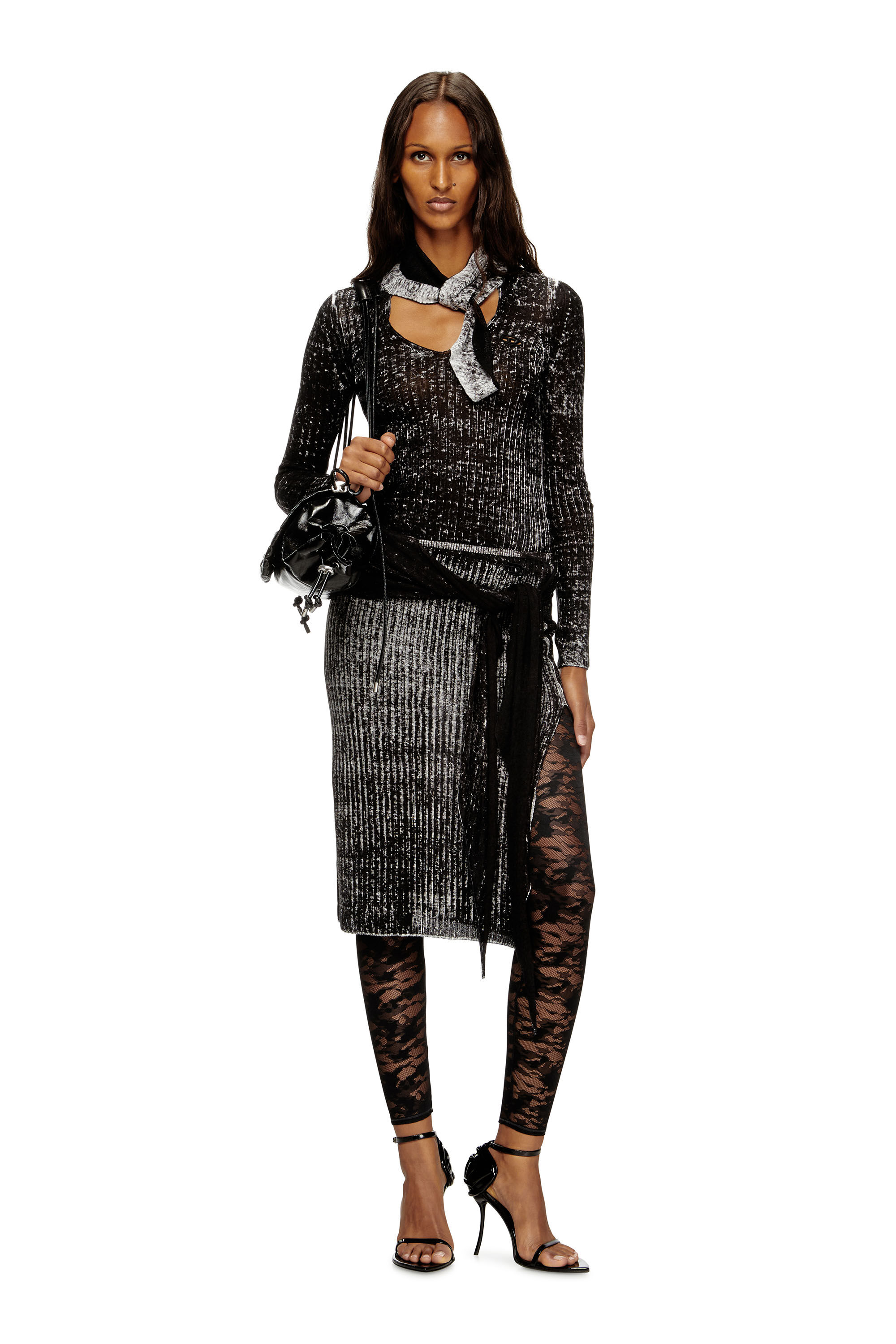 新品S lace up leggings tulle theredthread THEREDTHREAD / ザレッドスレッド】S lace up leggings cocoon