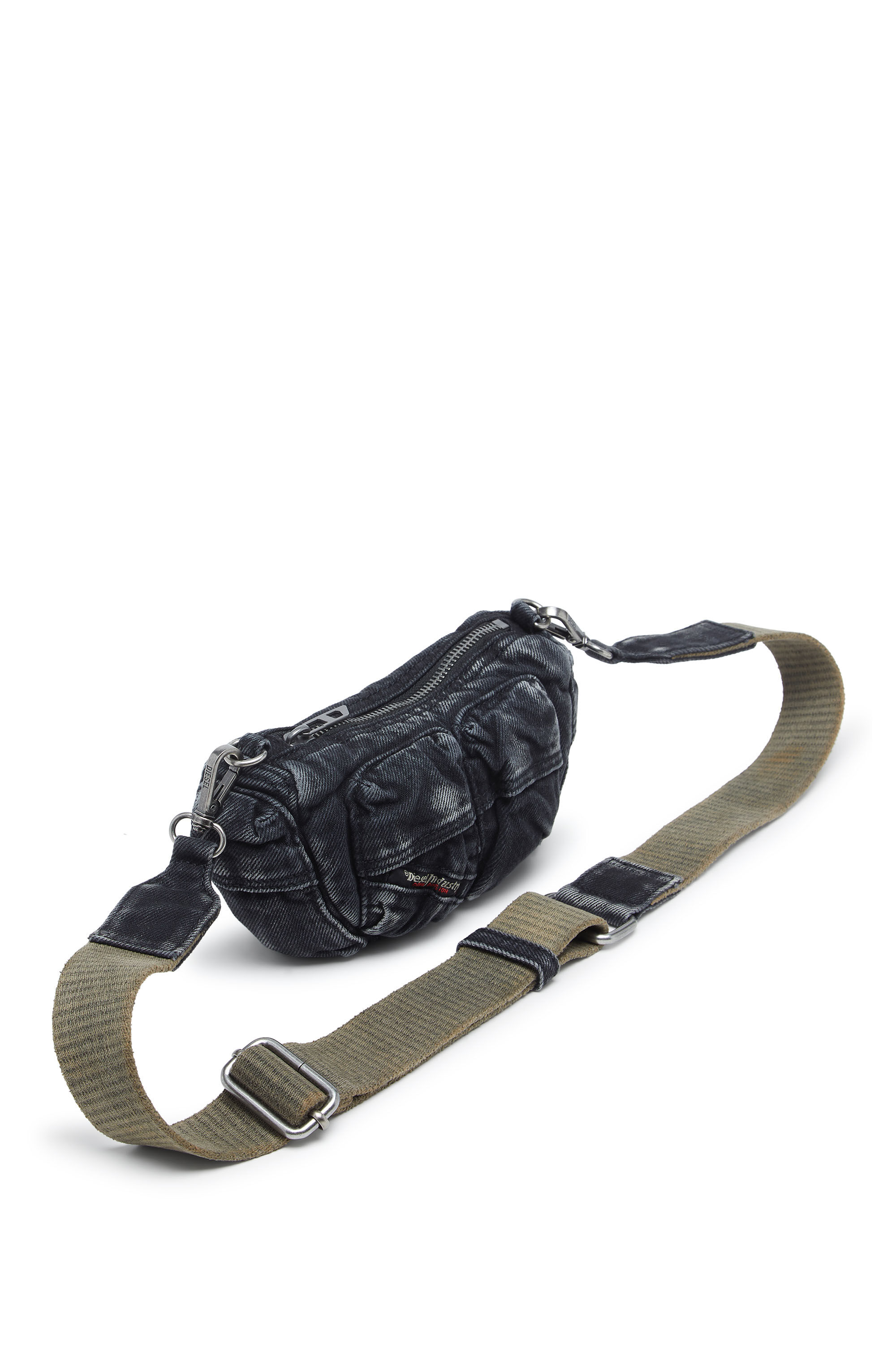 DIESEL バッグ Women's Multi-Pkts - Small multipocket bag in washed denim | Grey