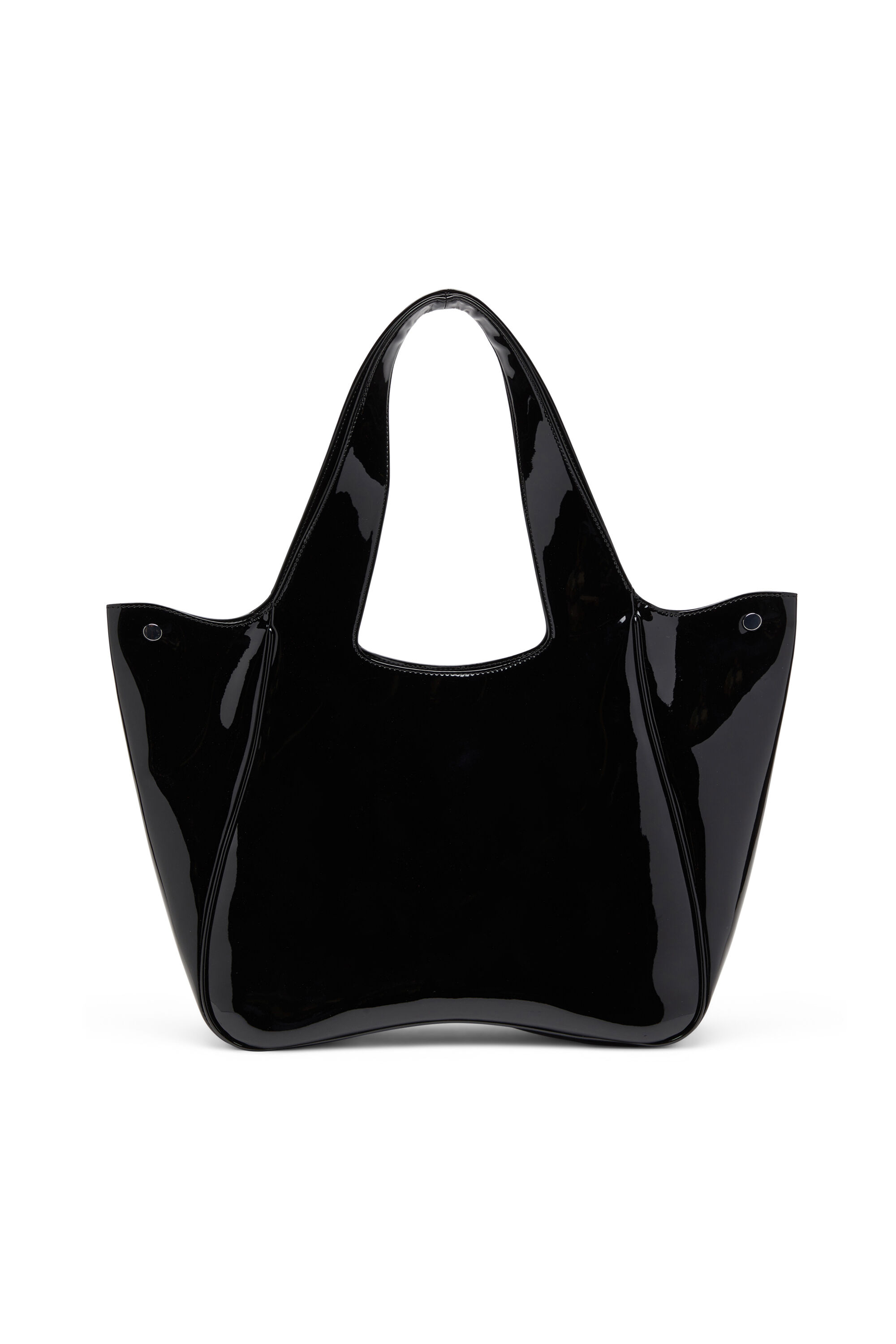 Women's Play-Glossy tote bag | Black | Diesel