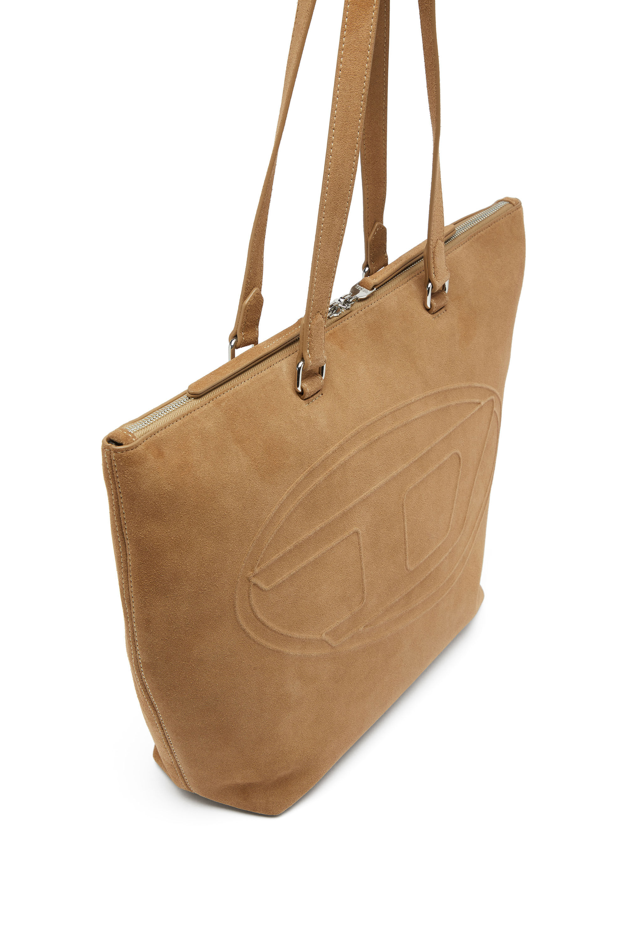 Diesel - 1DR DOME TOTE E/W, Unisex's 1DR Dome-Suede tote with Oval D Logo in null - 5