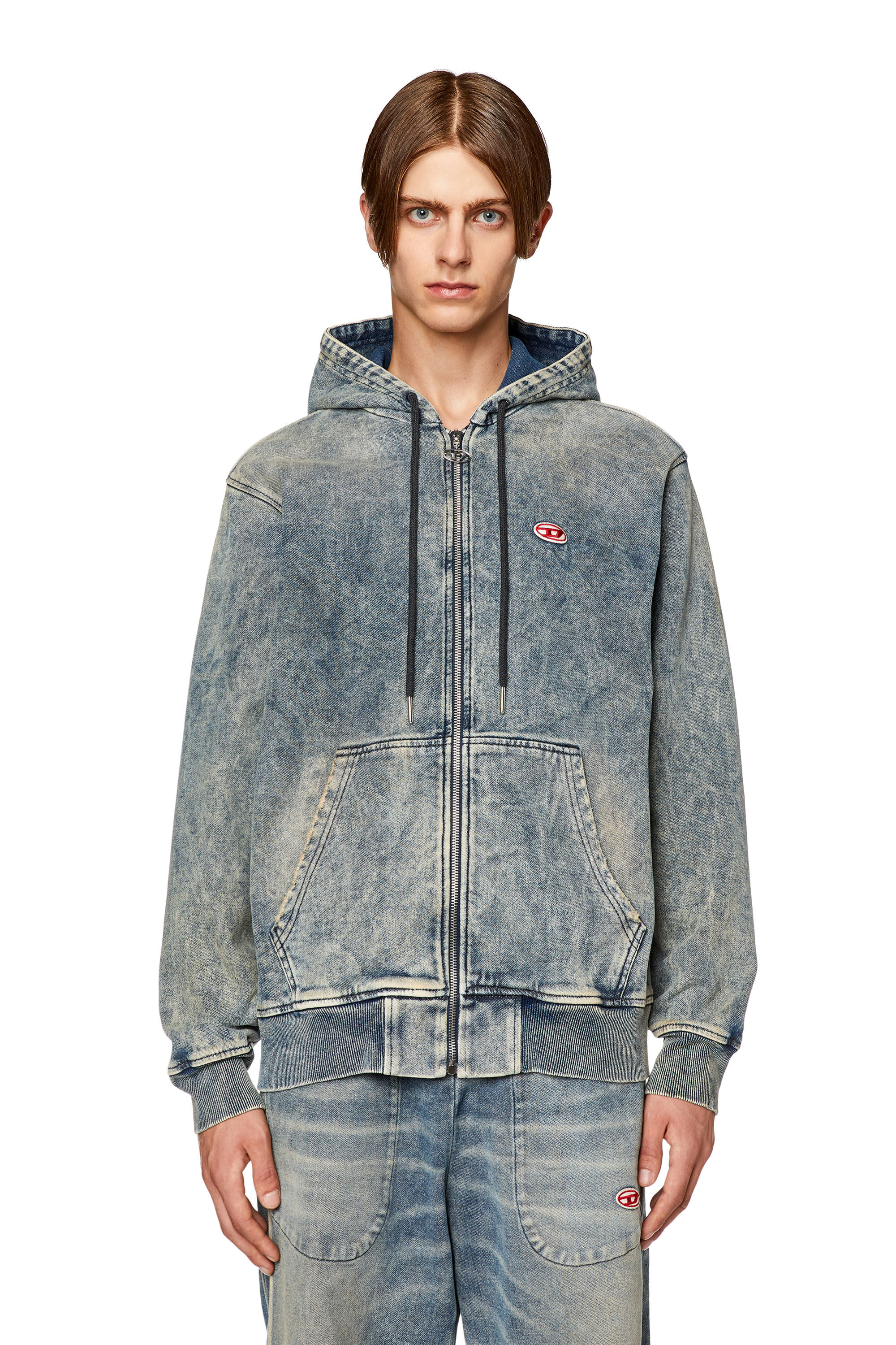 Diesel clearance patch hoodie