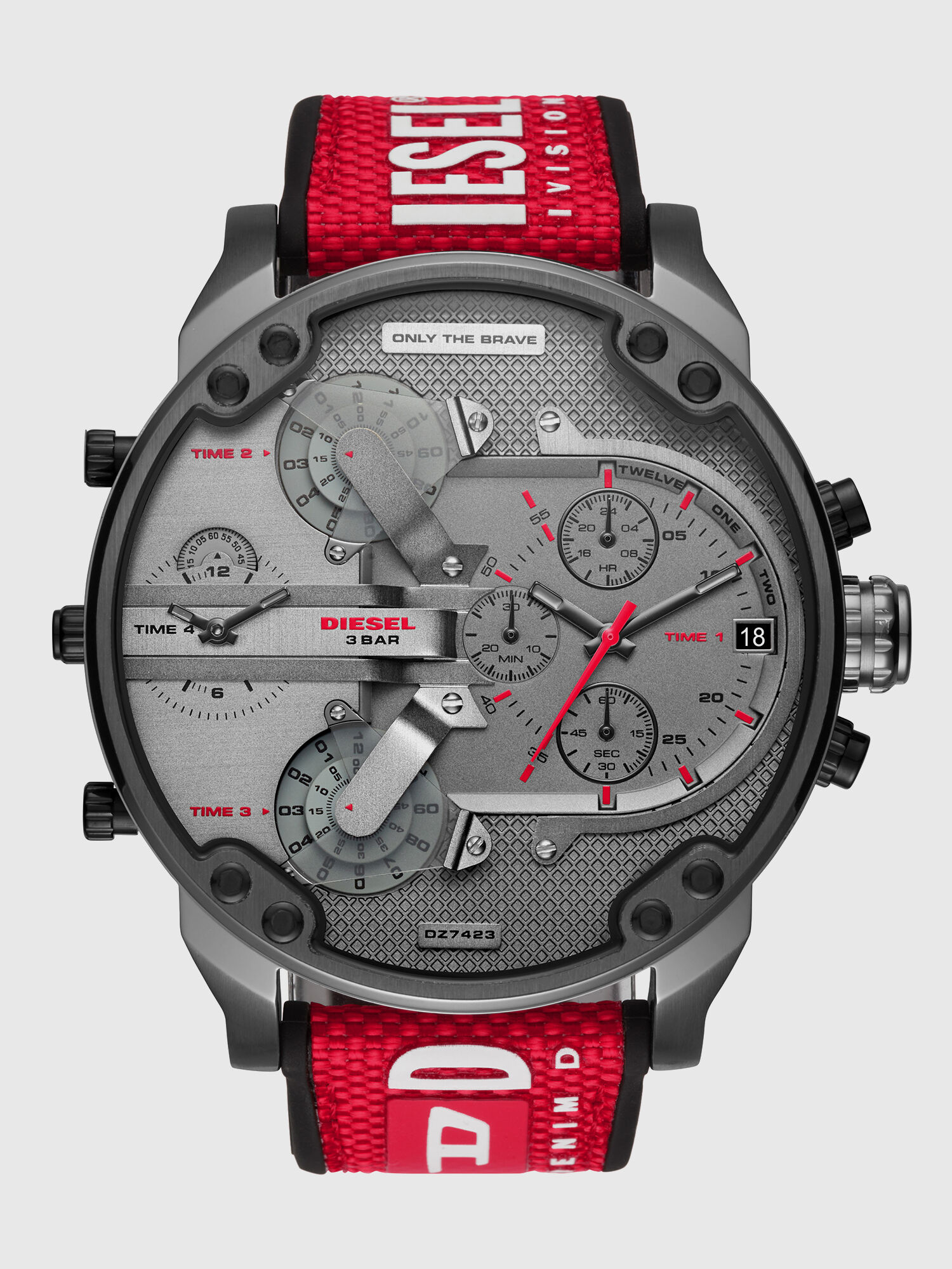 Mr daddy 2.0 multifunction red silicone watch 2025